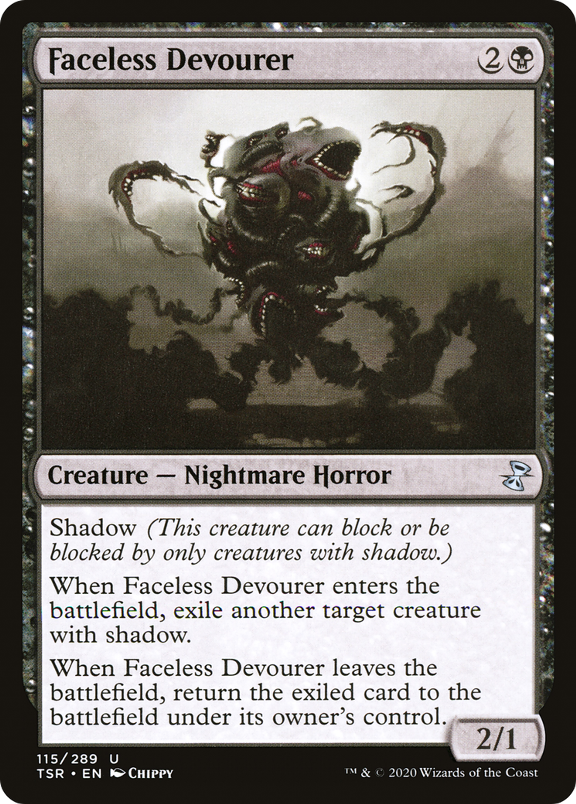 Dévoreur sans visage — Time Spiral Remastered — Magic: The Gathering