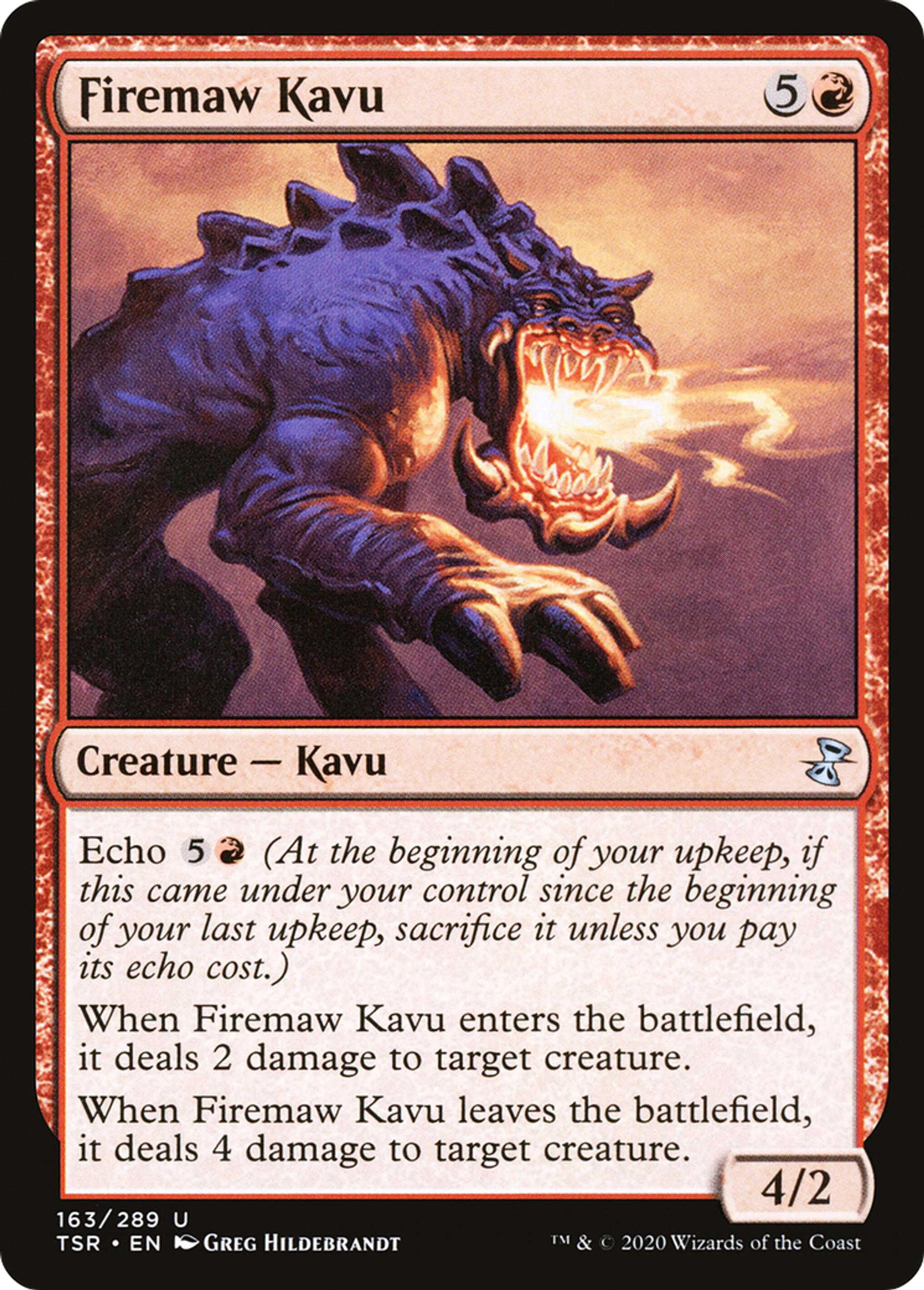 Kavru gueuldefeu — Time Spiral Remastered — Magic: The Gathering