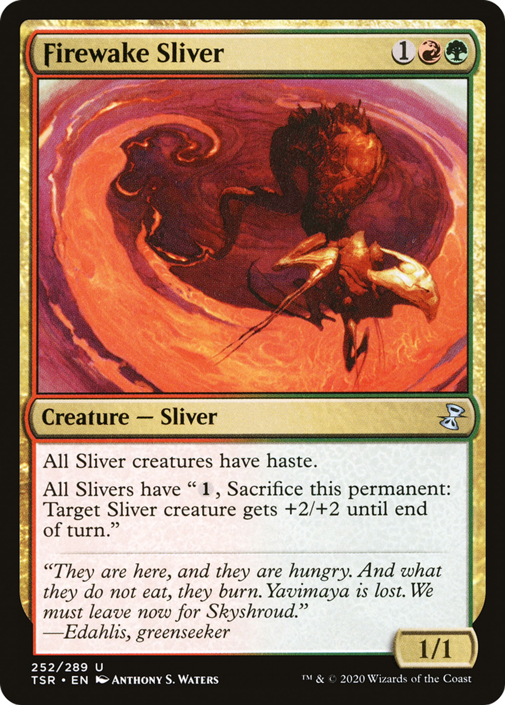 Firewake Sliver — Time Spiral Remastered — Magic: The Gathering