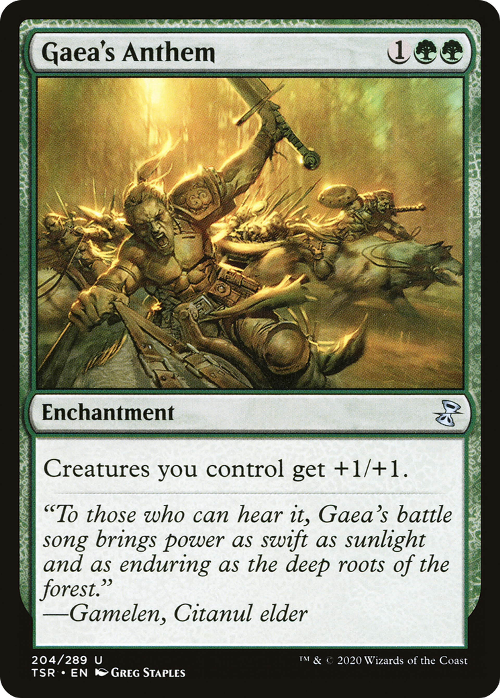 Gaea's Anthem — Time Spiral Remastered — Magic: The Gathering