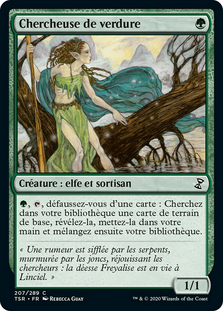 Chercheuse de verdure — Time Spiral Remastered — Magic: The Gathering