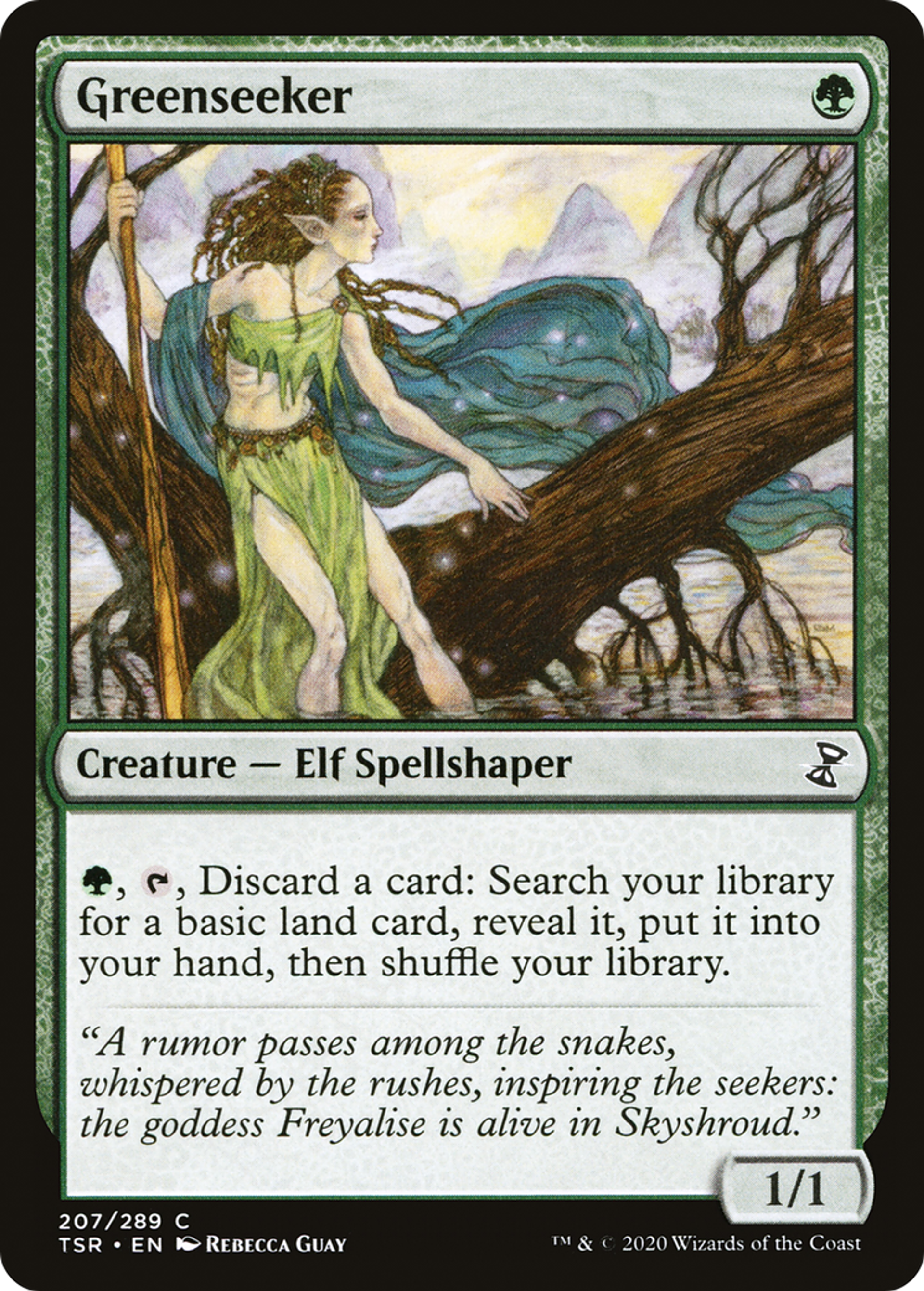 Chercheuse de verdure — Time Spiral Remastered — Magic: The Gathering