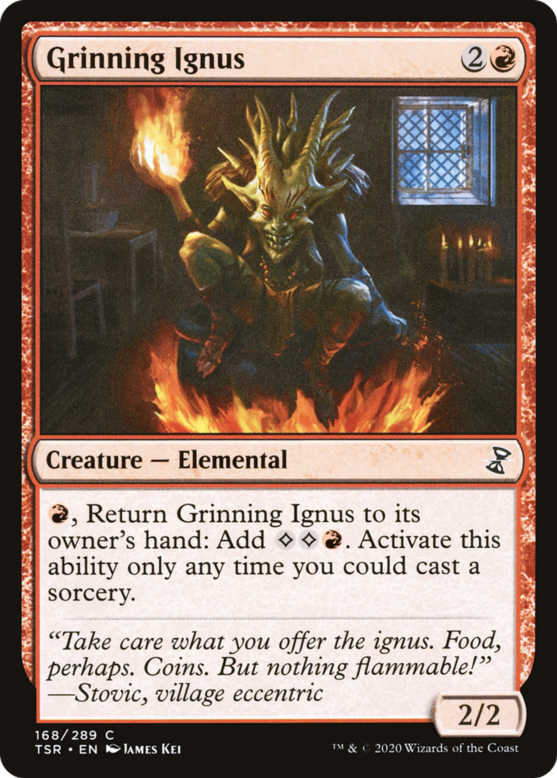 Ignus grimaçant — Time Spiral Remastered — Magic: The Gathering