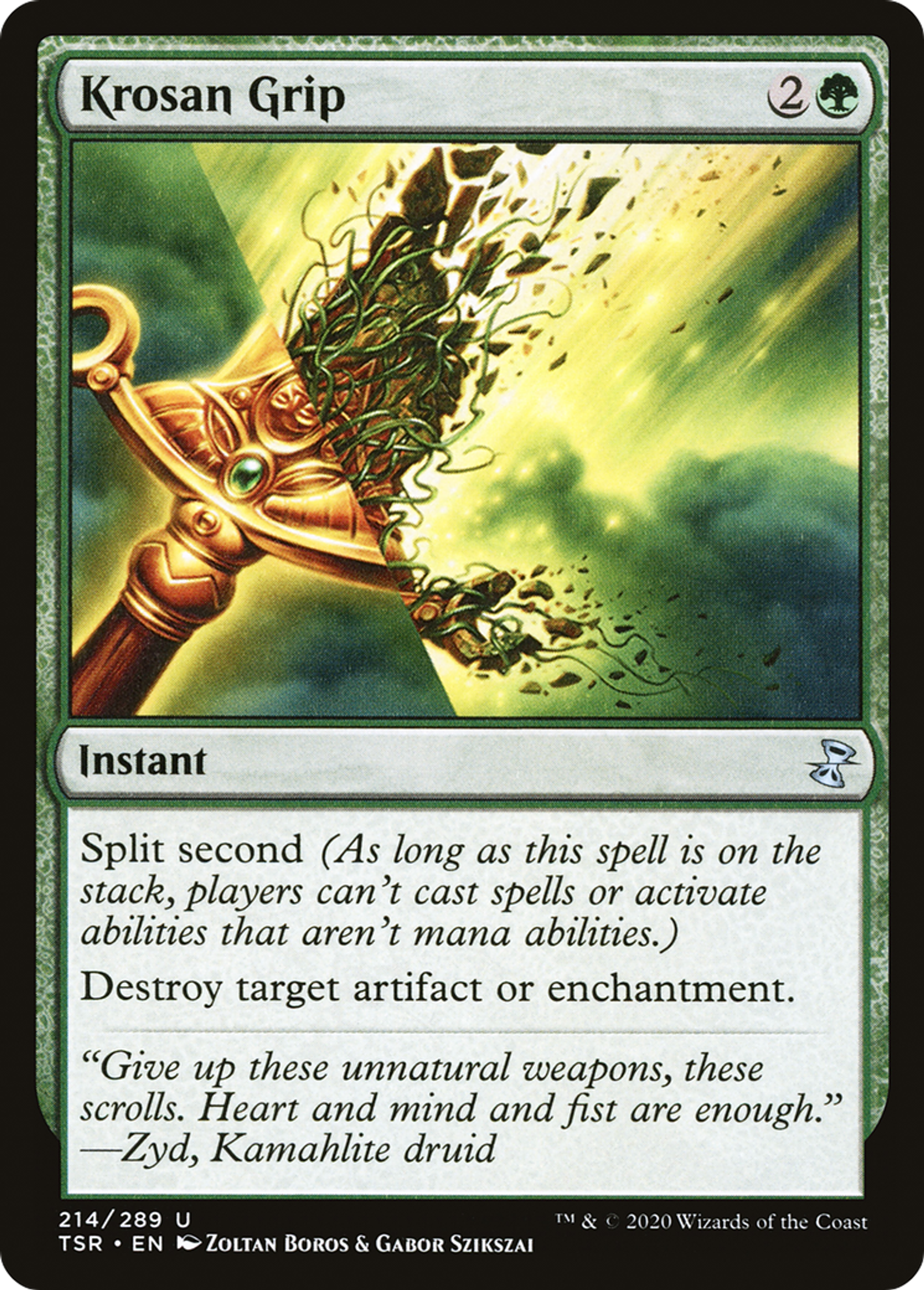 Krosan Grip — Time Spiral Remastered — Magic: The Gathering