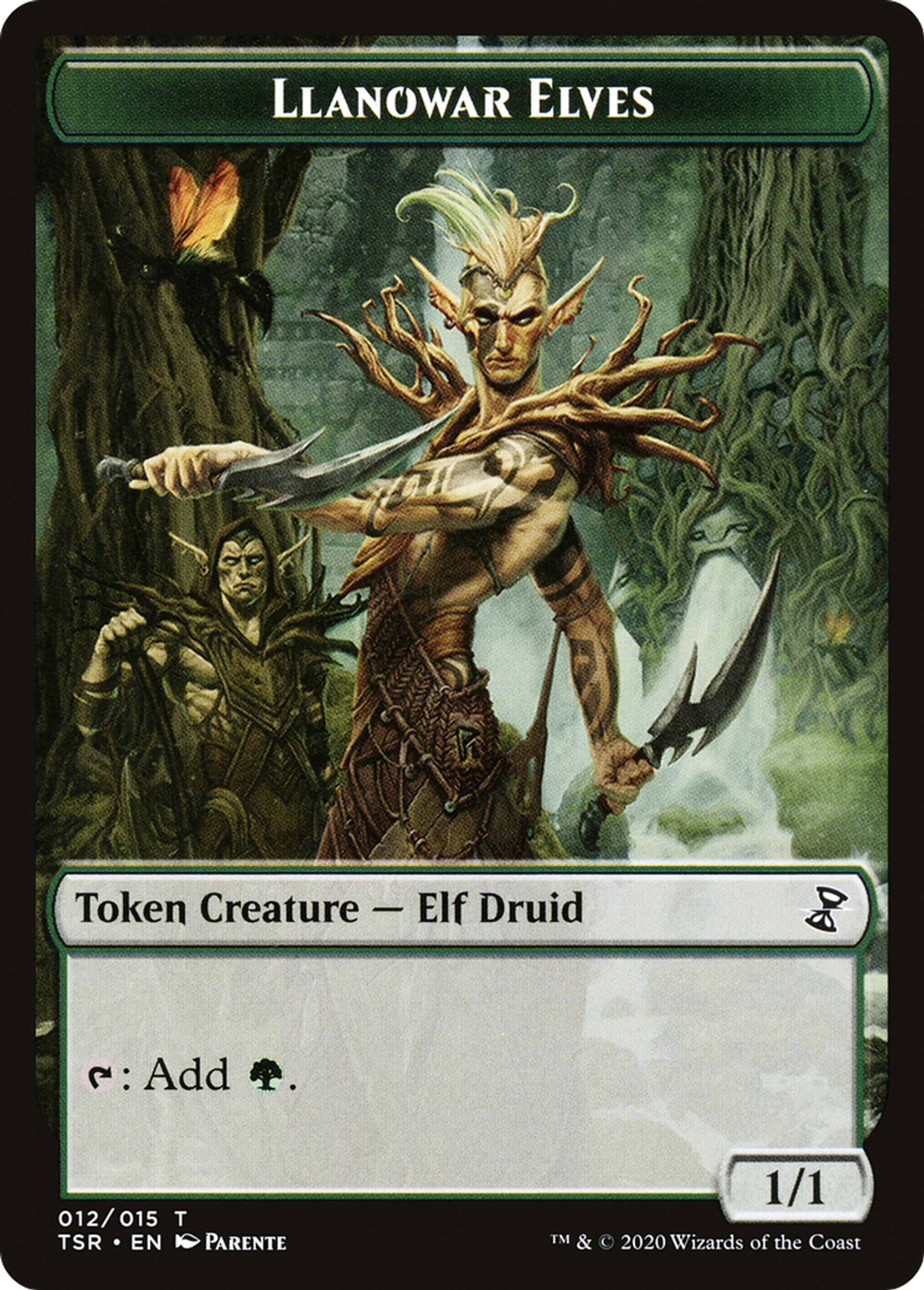 Llanowar Elves — Time Spiral Remastered — Magic: The Gathering