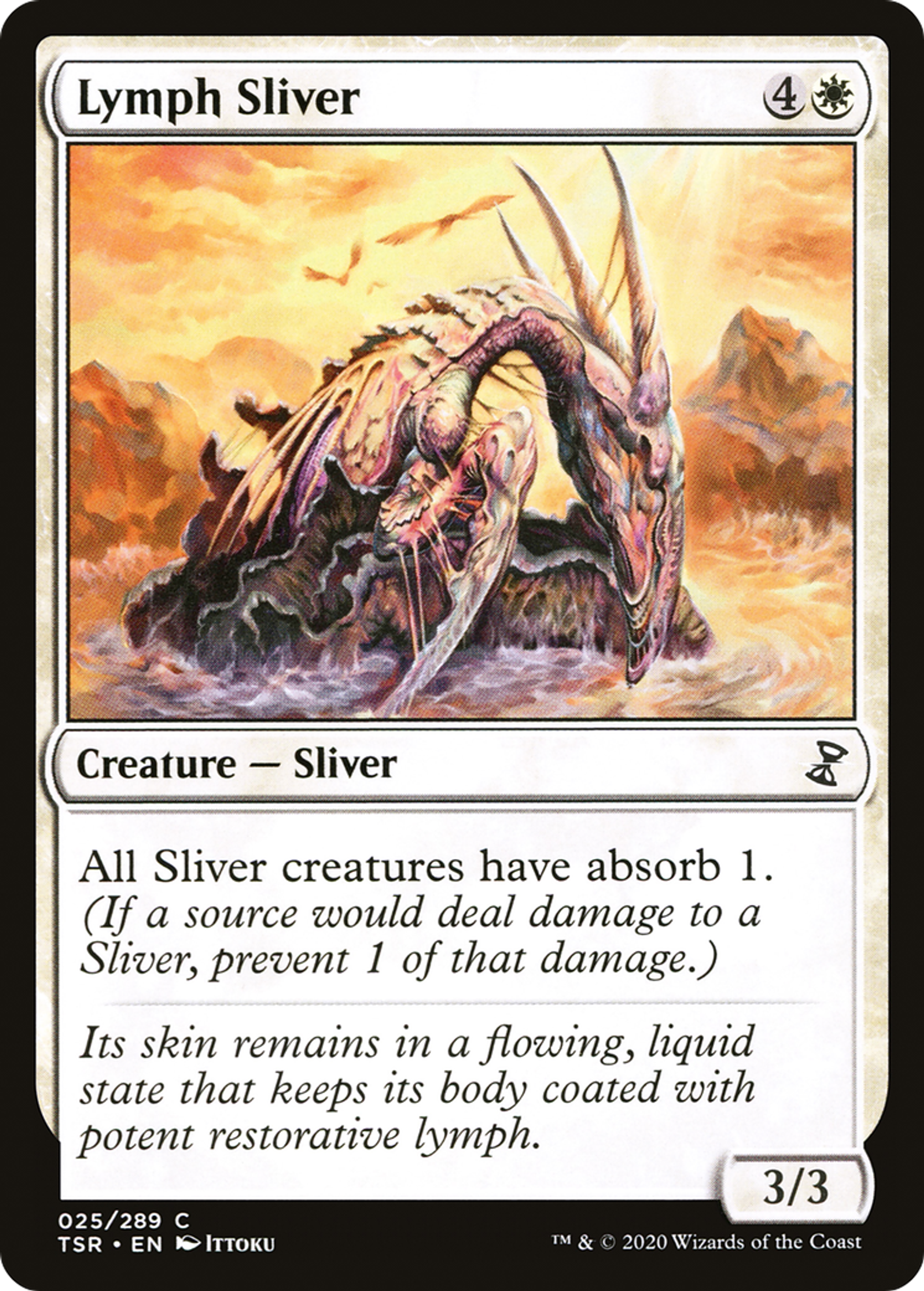 Lymph Sliver — Time Spiral Remastered — Magic: The Gathering