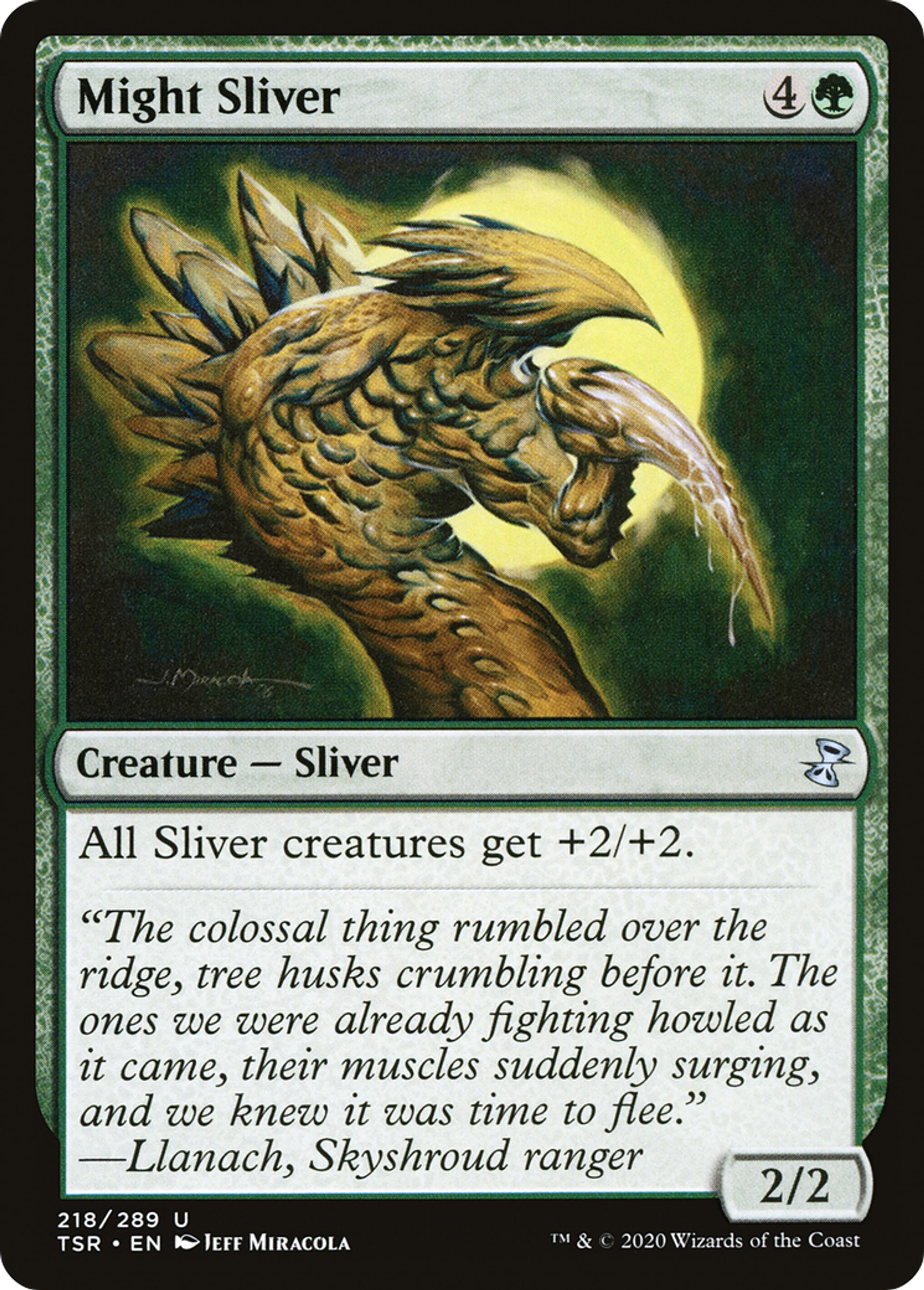 Might Sliver — Time Spiral Remastered — Magic: The Gathering