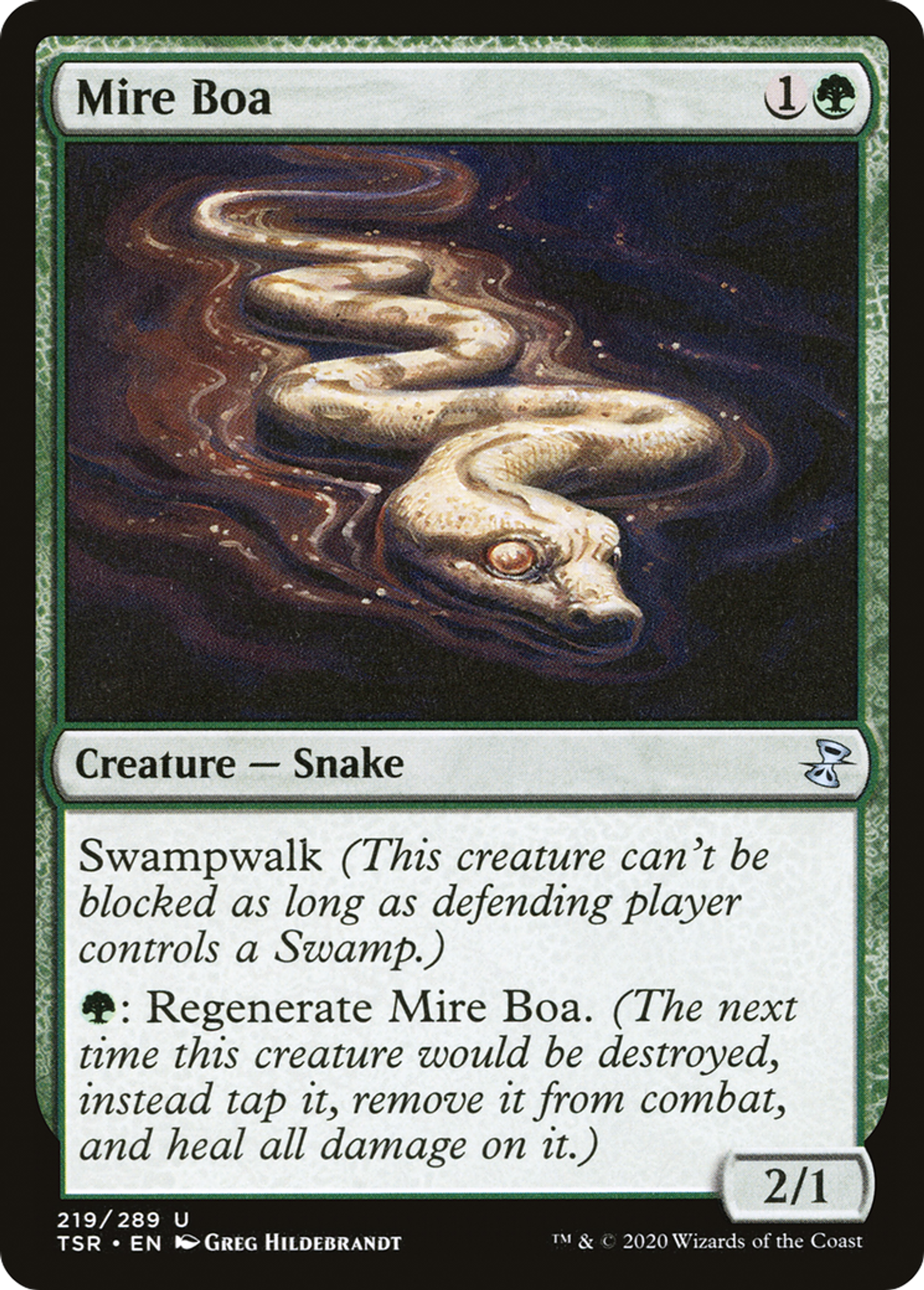 Boa des fondrières — Time Spiral Remastered — Magic: The Gathering