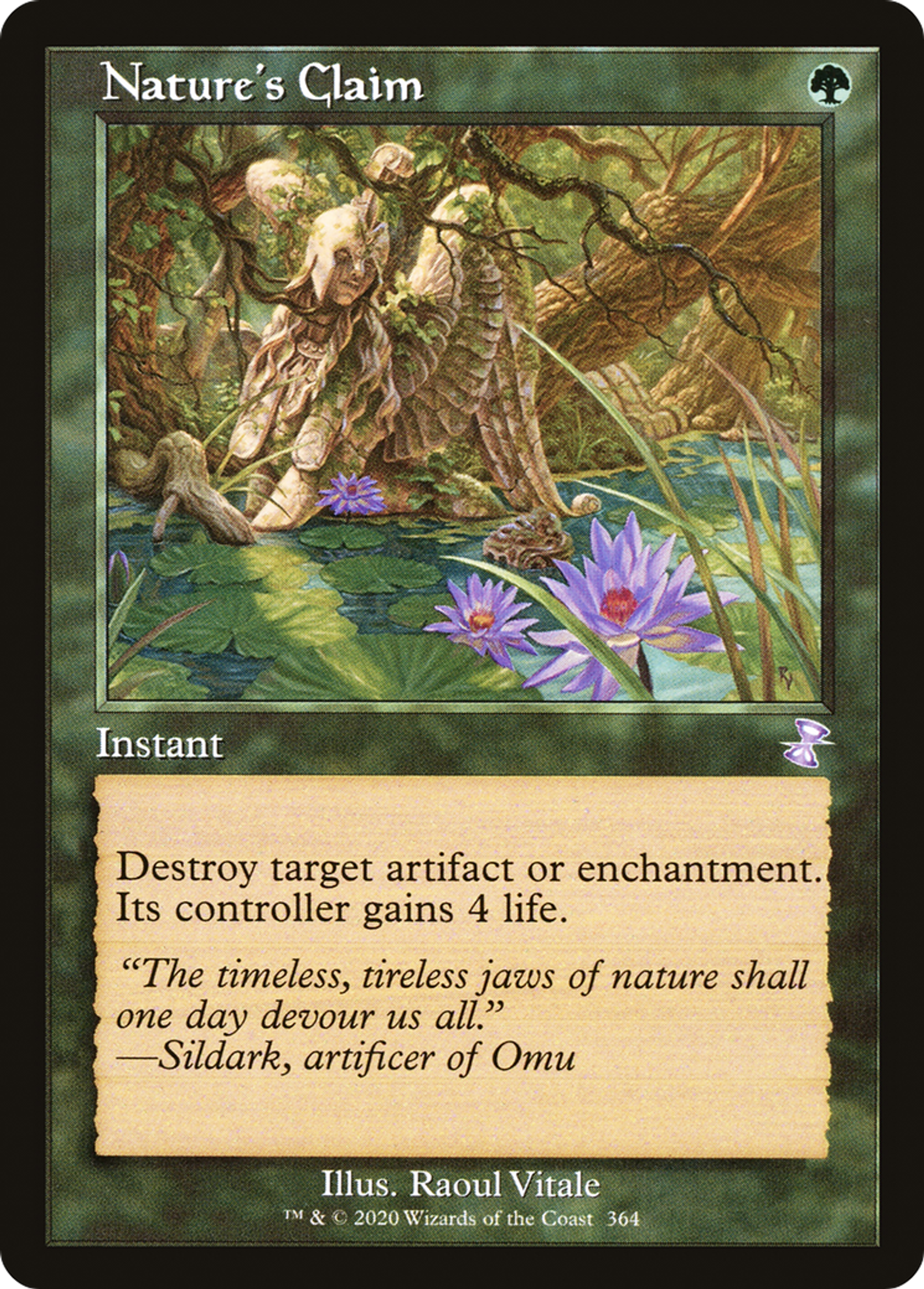 Revendication par la nature — Time Spiral Remastered — Magic: The Gathering
