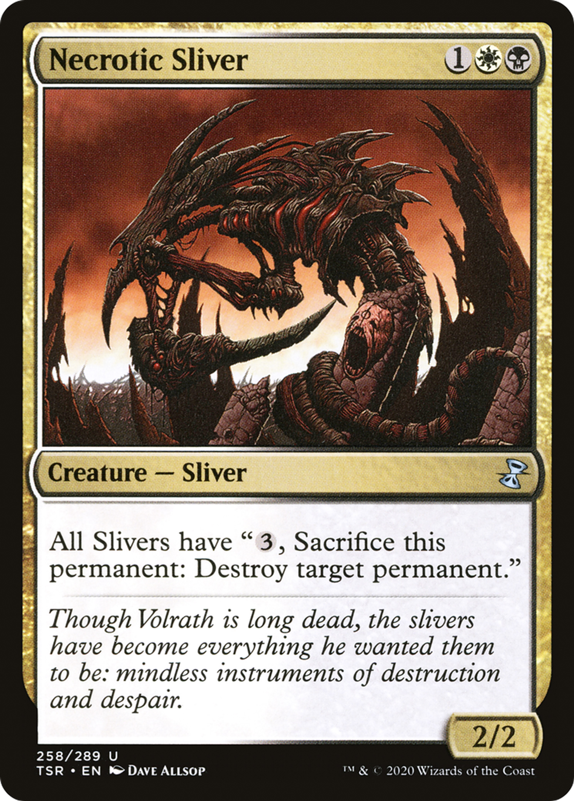 Necrotic Sliver — Time Spiral Remastered — Magic: The Gathering