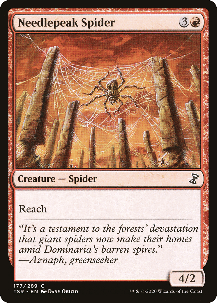 Needlepeak Spider — Time Spiral Remastered — Magic: The Gathering