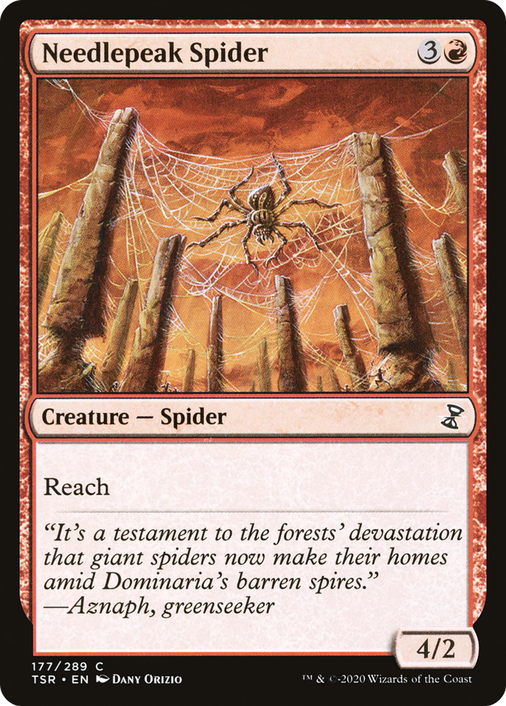 Araignée des aiguilles rocheuses — Time Spiral Remastered — Magic: The Gathering