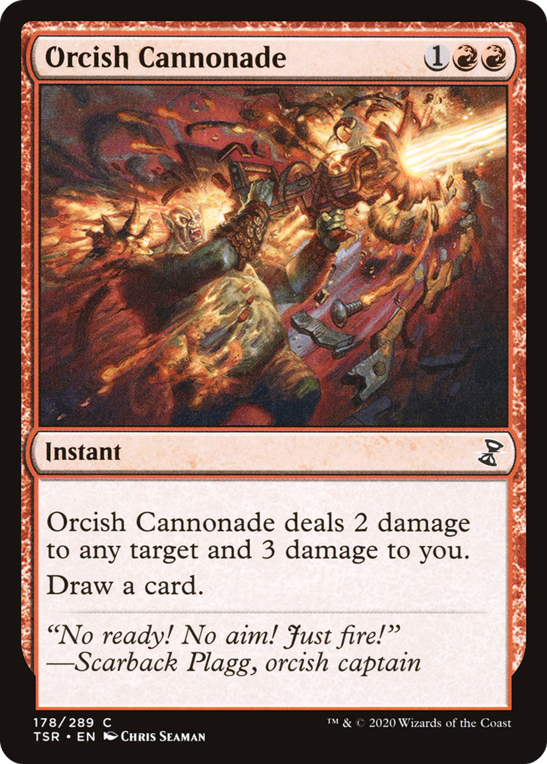 Canonnade orque — Time Spiral Remastered — Magic: The Gathering
