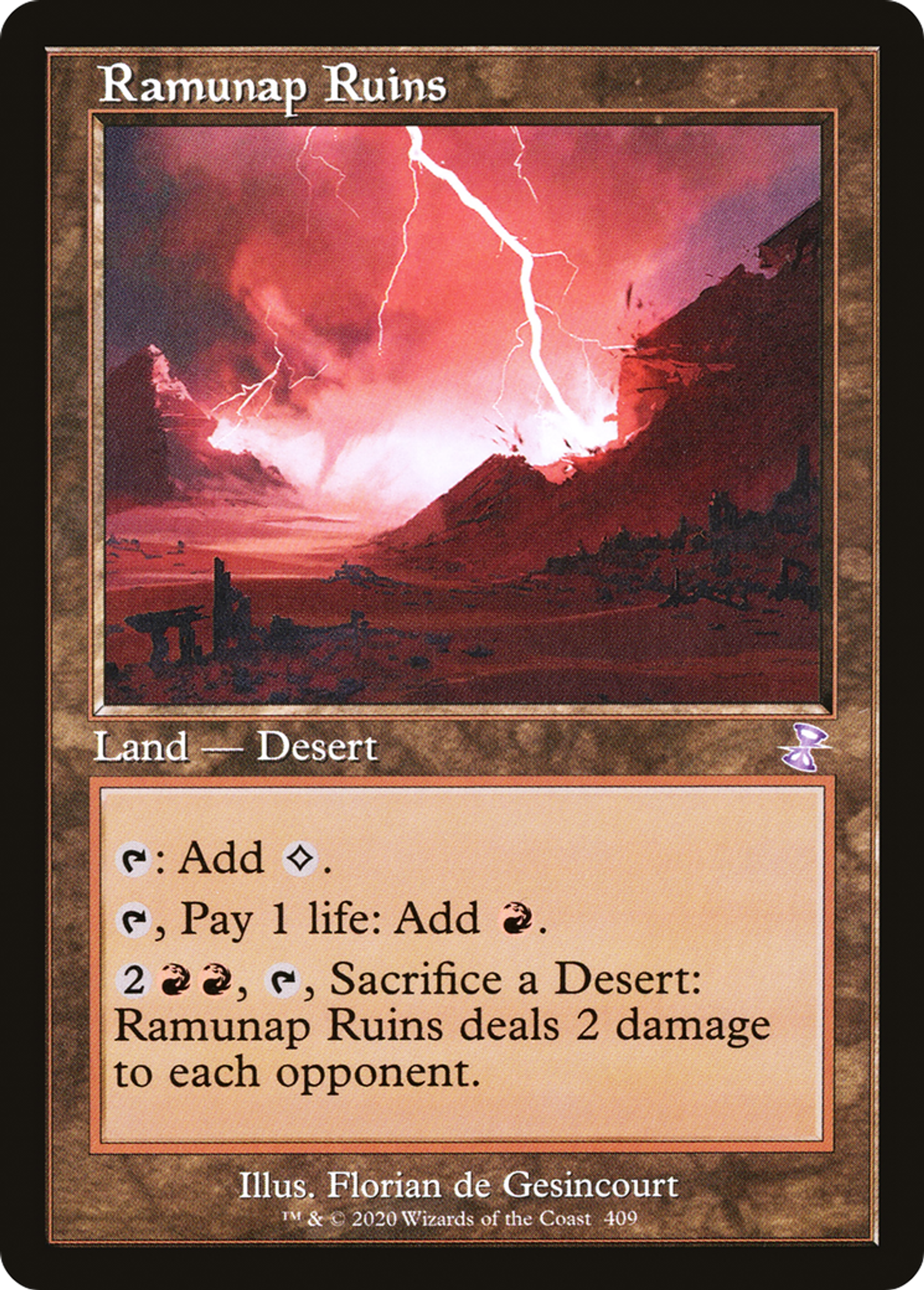 Ruines de Ramunap — Time Spiral Remastered — Magic: The Gathering