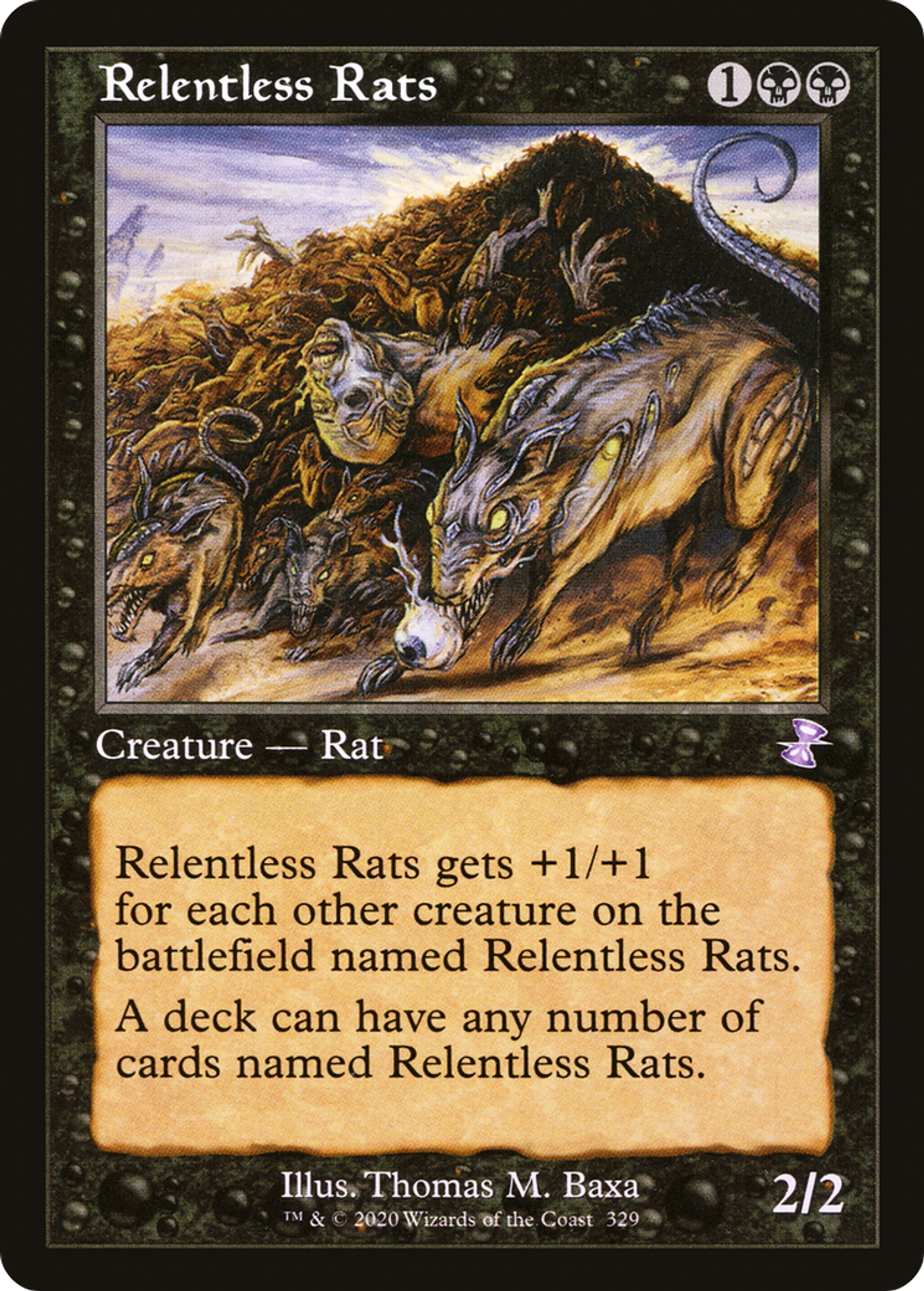Rats implacables — Time Spiral Remastered — Magic: The Gathering