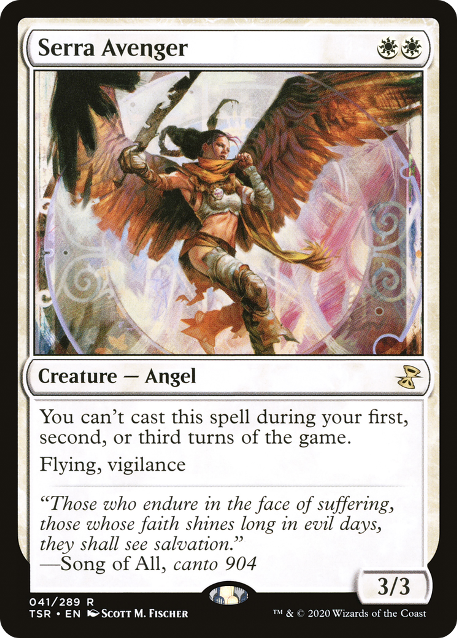 Serra Avenger — Time Spiral Remastered — Magic: The Gathering
