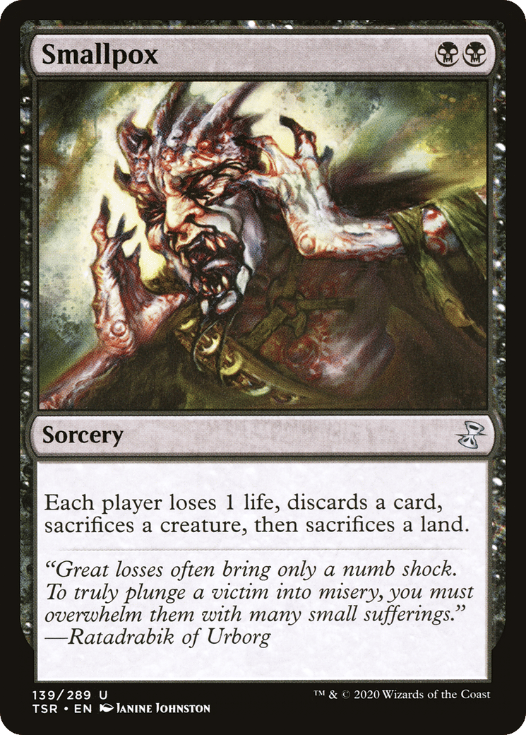 Smallpox — Time Spiral Remastered — Magic: The Gathering
