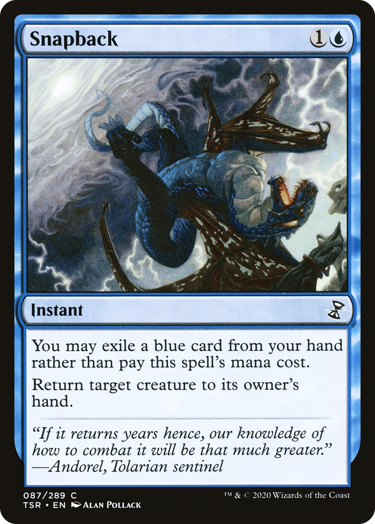 Snapback — Time Spiral Remastered — Magic: The Gathering