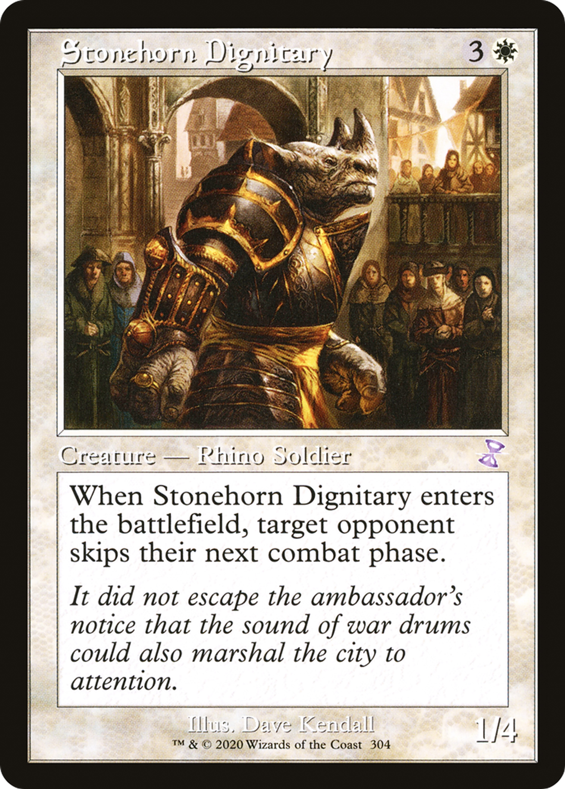 Dignitaire cornepierre — Time Spiral Remastered — Magic: The Gathering