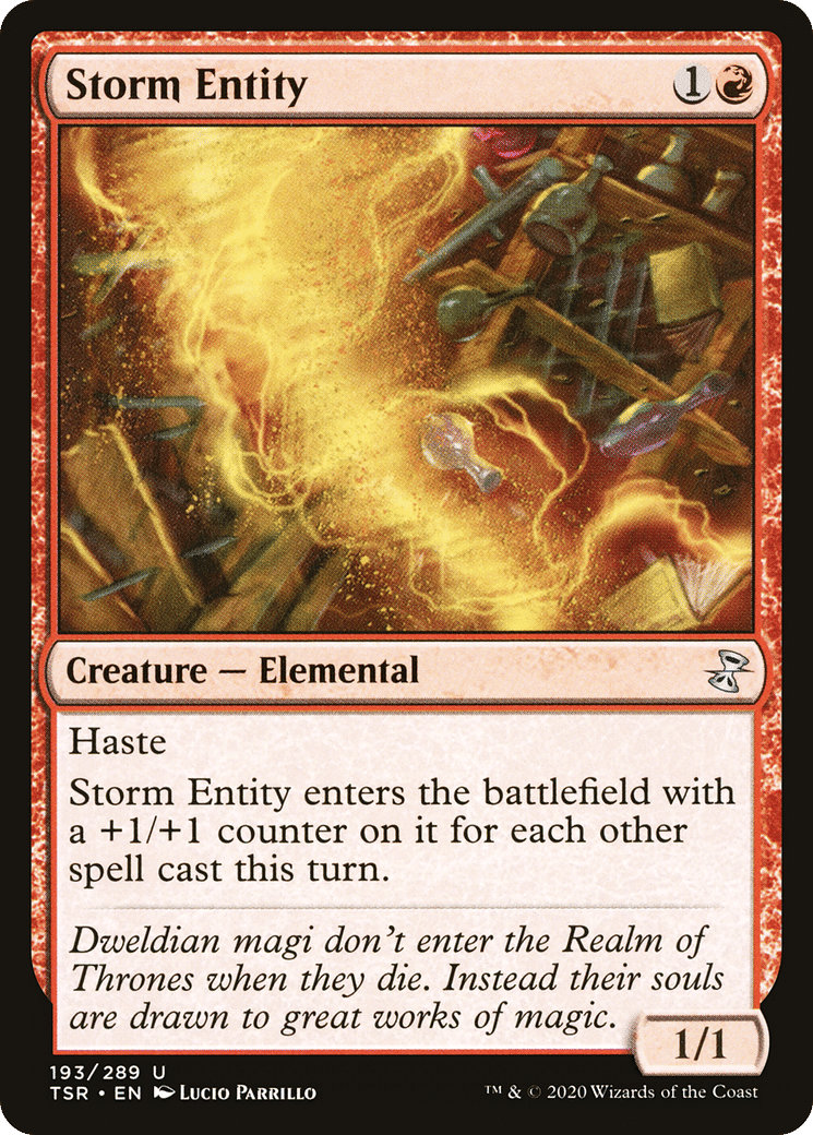 Storm Entity — Time Spiral Remastered — Magic: The Gathering
