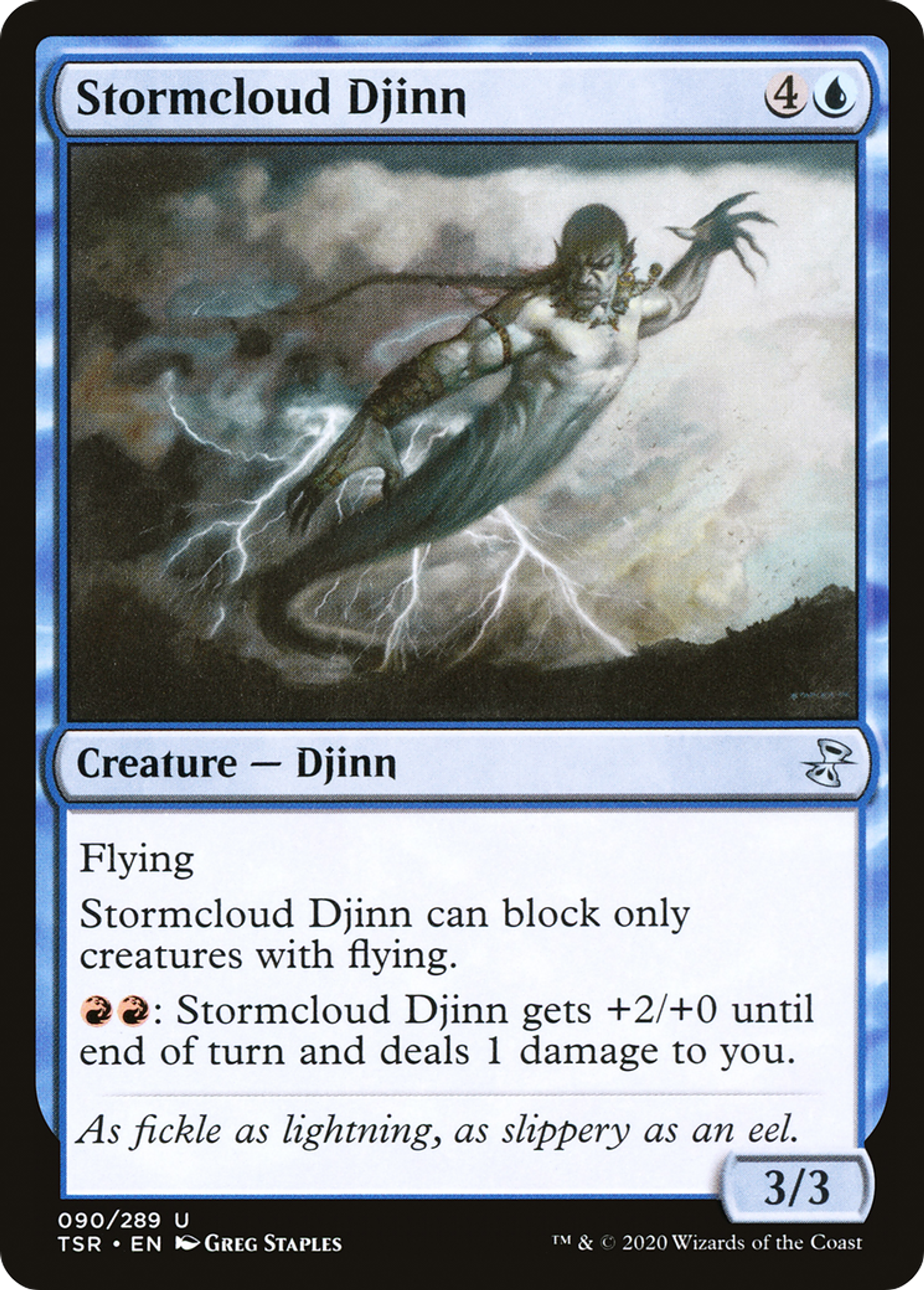 Djinn des nuées de tempête — Time Spiral Remastered — Magic: The Gathering