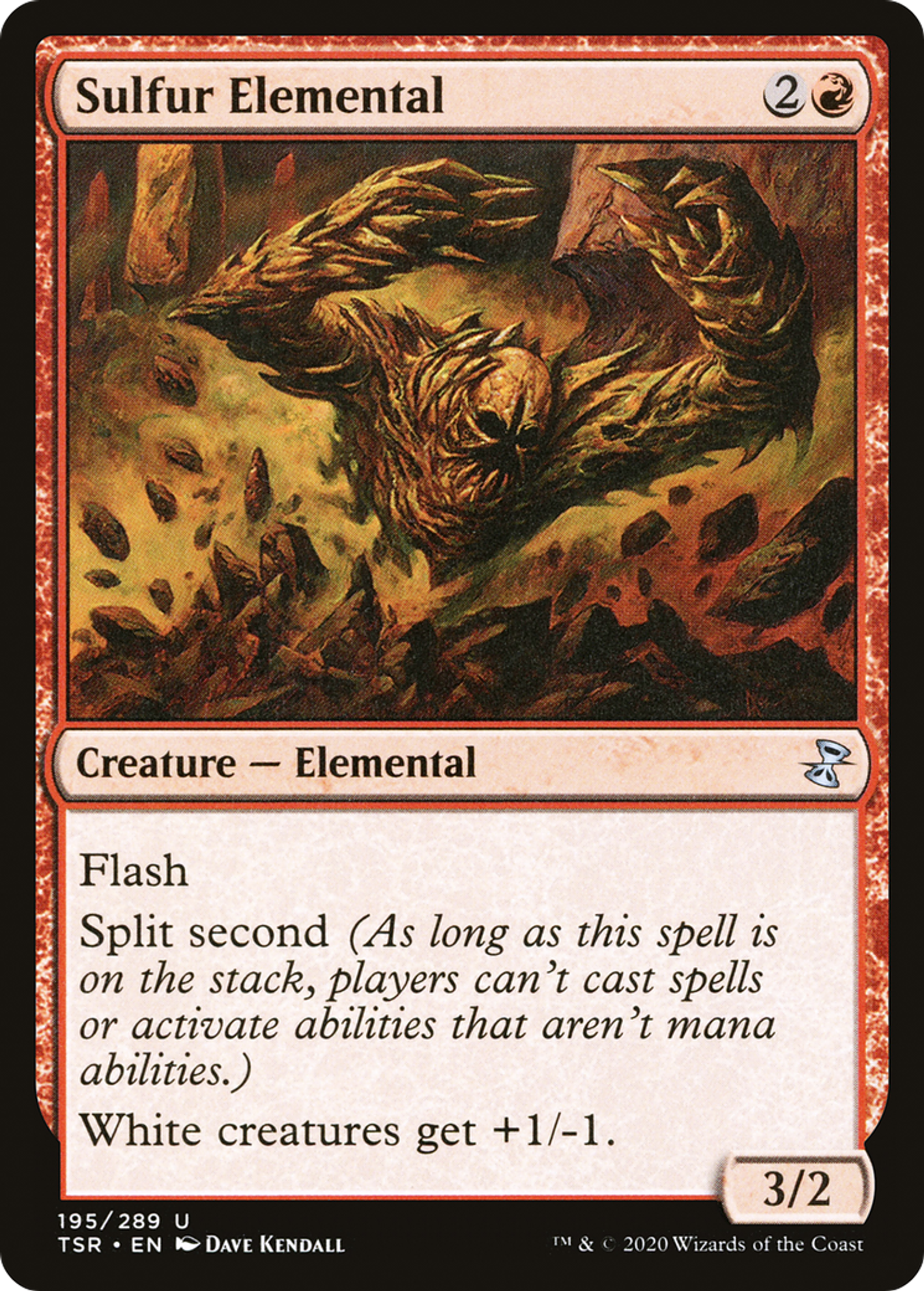 Sulfur Elemental — Time Spiral Remastered — Magic: The Gathering