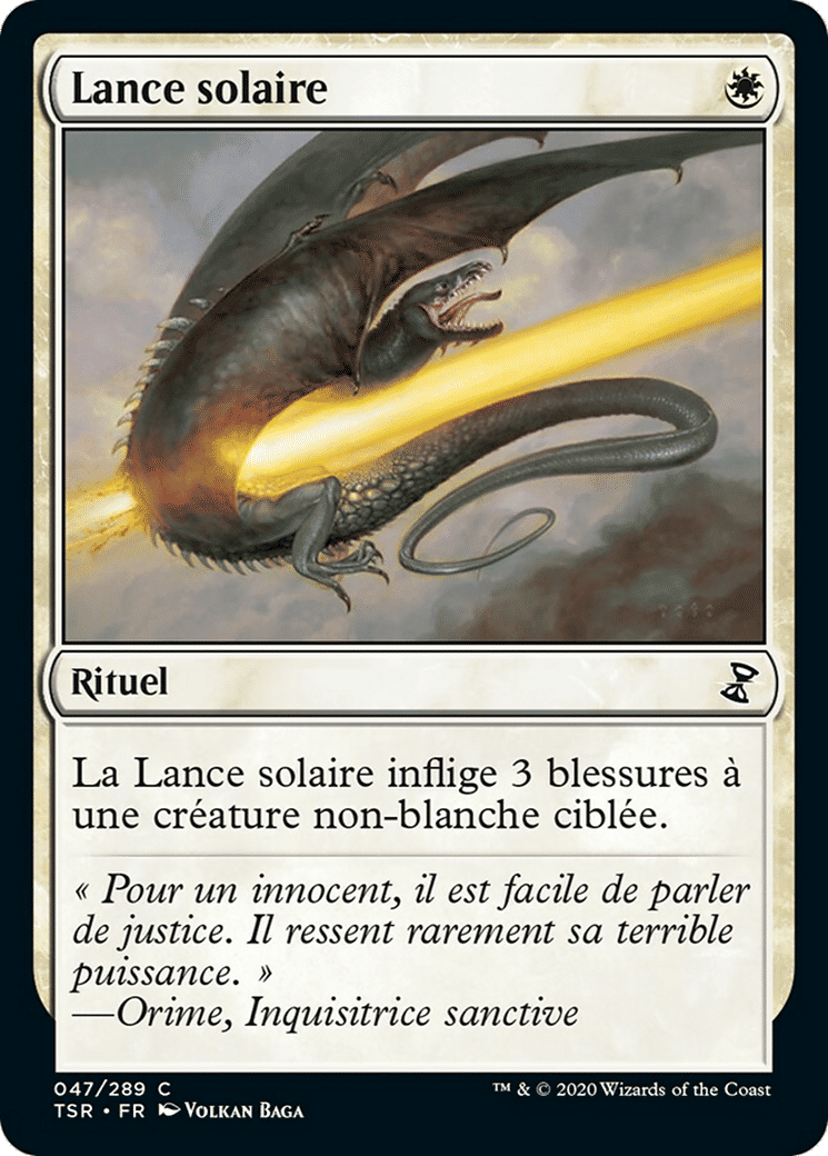 Lance solaire — Time Spiral Remastered — Magic: The Gathering