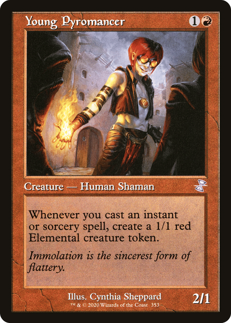 Young Pyromancer — Time Spiral Remastered — Magic: The Gathering