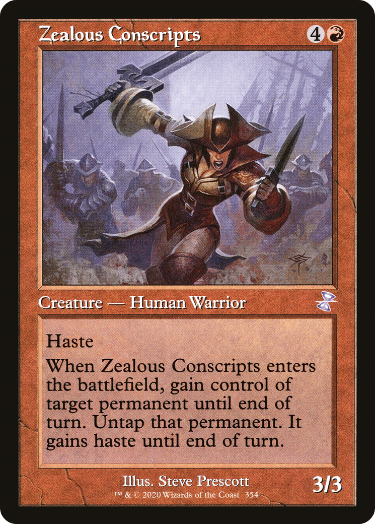 Zealous Conscripts — Time Spiral Remastered — Magic: The Gathering