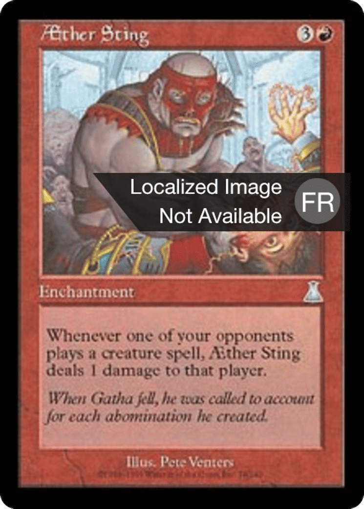 Piqûre d'Aether — Urza's Destiny — Magic: The Gathering