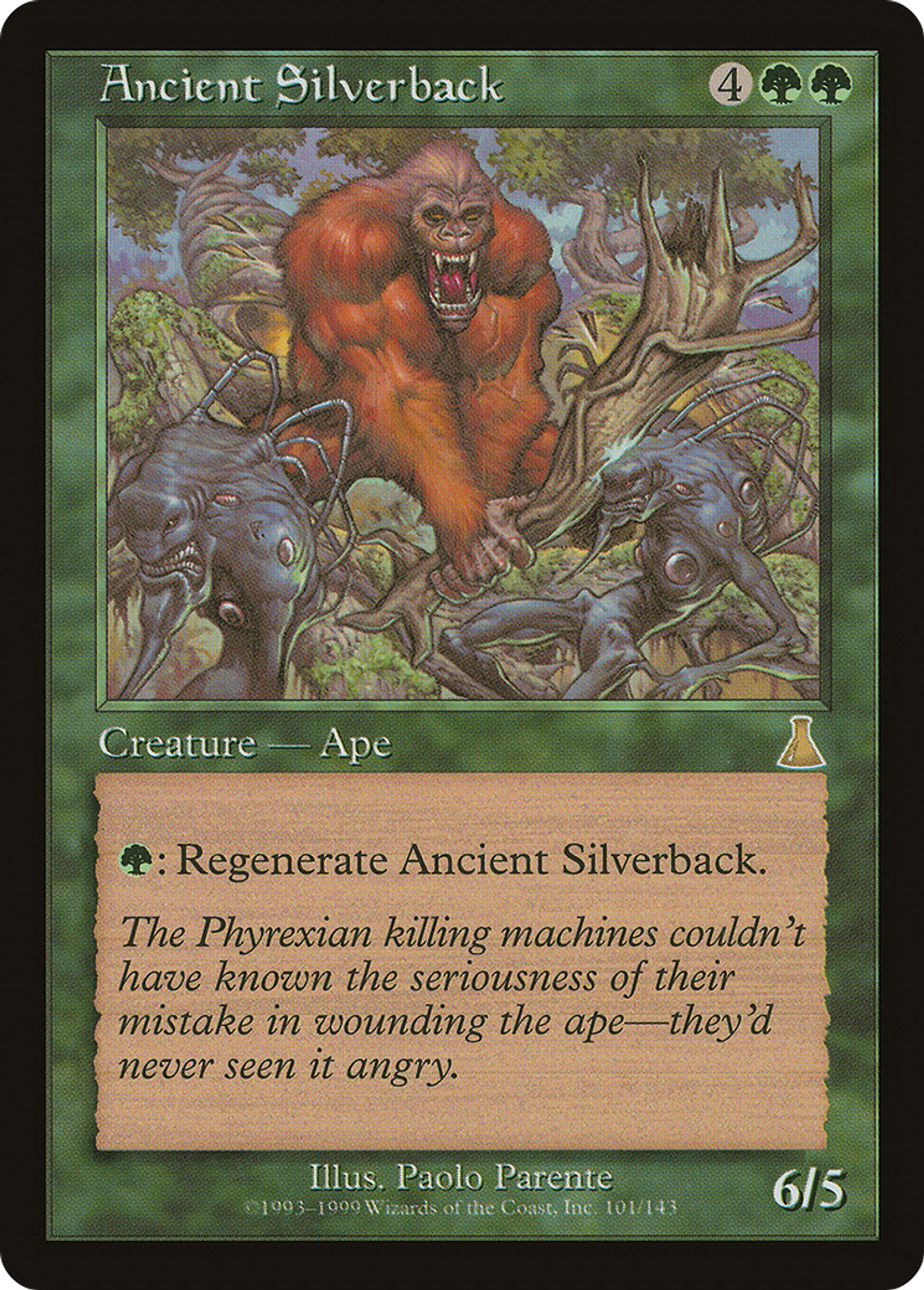 Vieux gorille à dos argenté — Urza's Destiny — Magic: The Gathering