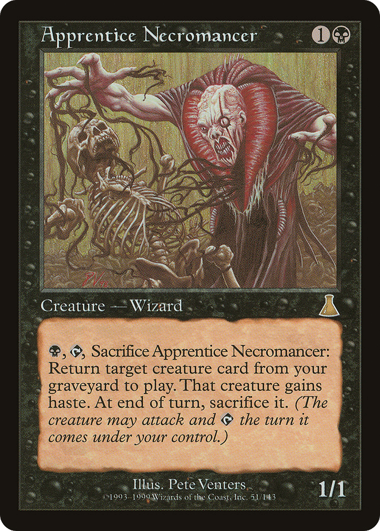 Apprentice Necromancer — Urza's Destiny — Magic: The Gathering