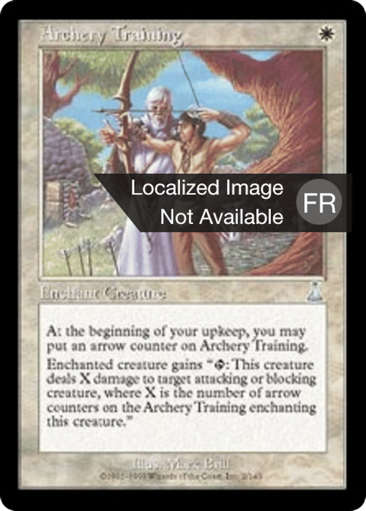 Entraînement au Tir à L'Arc — Urza's Destiny — Magic: The Gathering