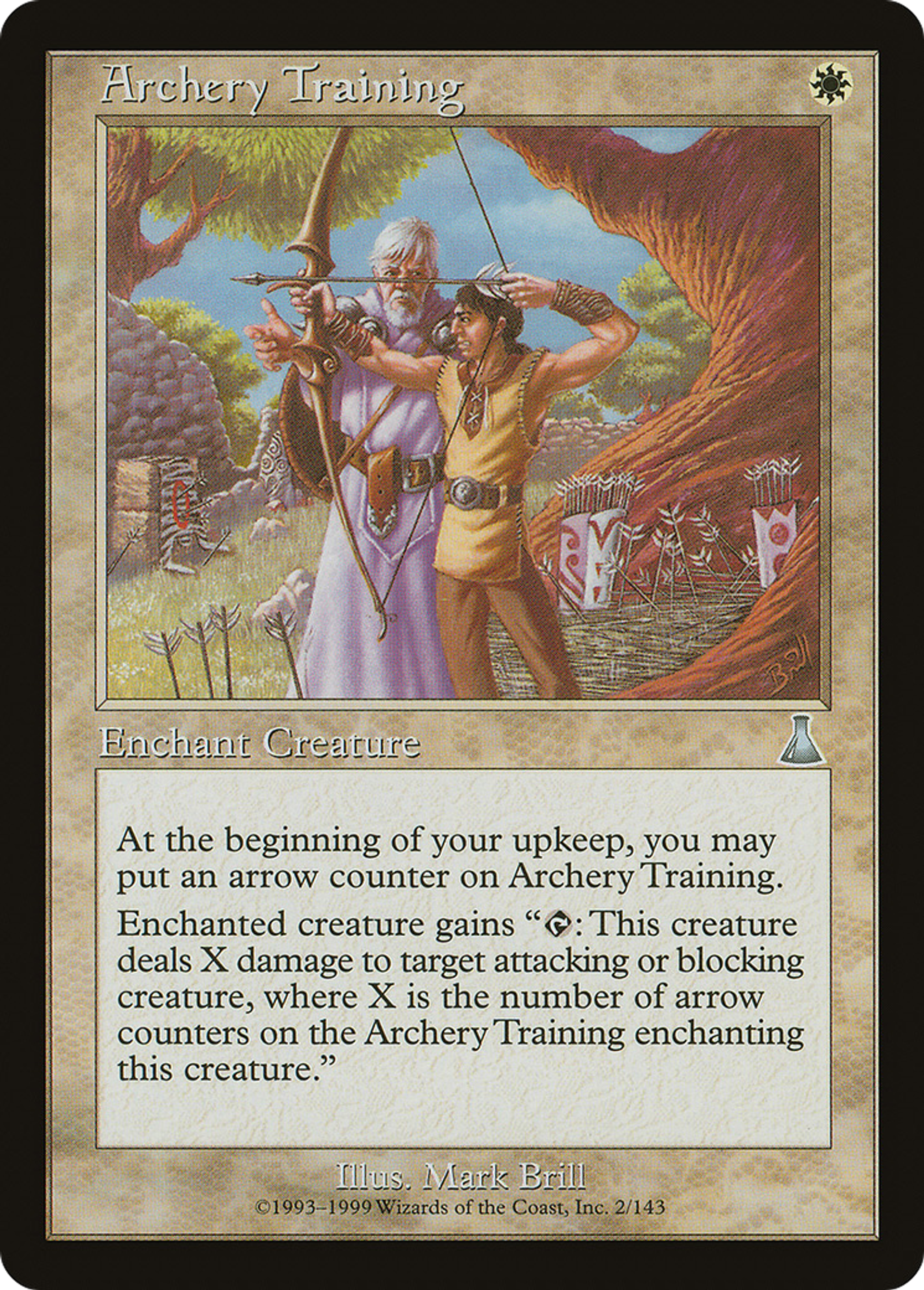 Entraînement au Tir à L'Arc — Urza's Destiny — Magic: The Gathering