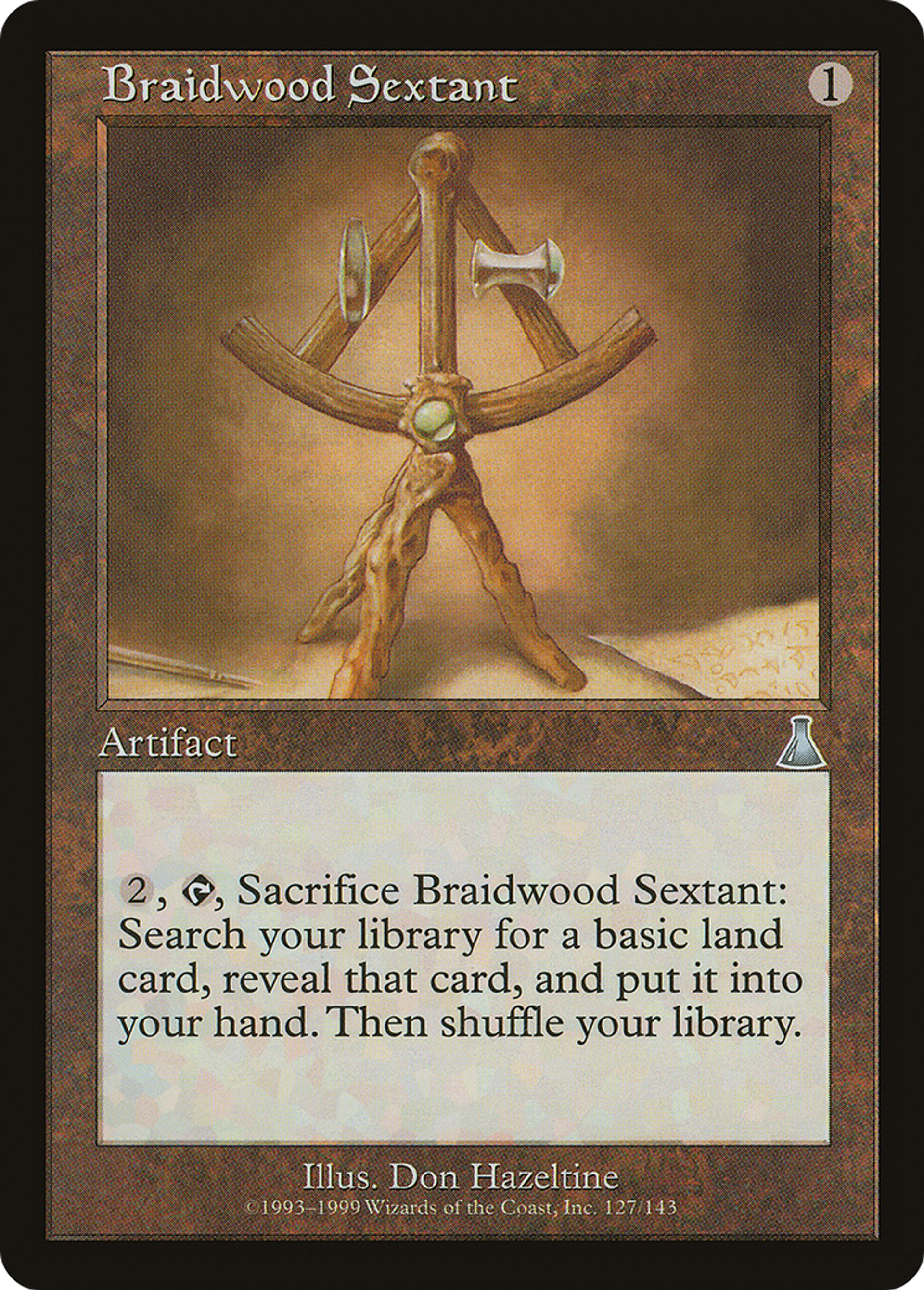Sextant de Bois Natté — Urza's Destiny — Magic: The Gathering