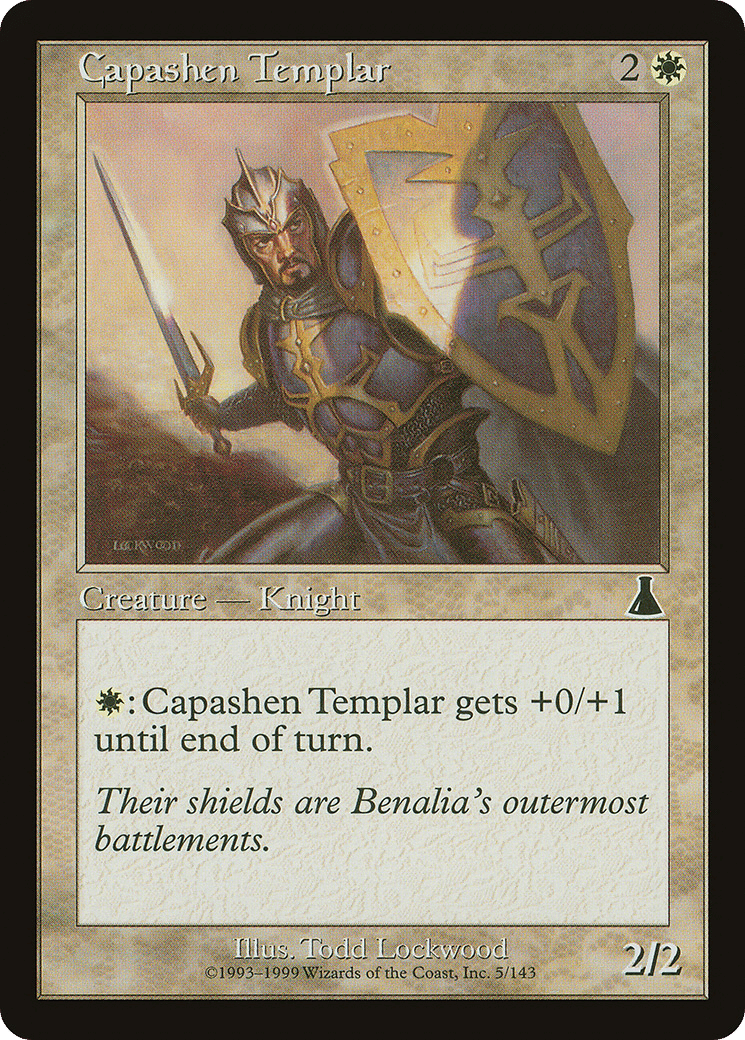 Capashen Templar — Urza's Destiny — Magic: The Gathering