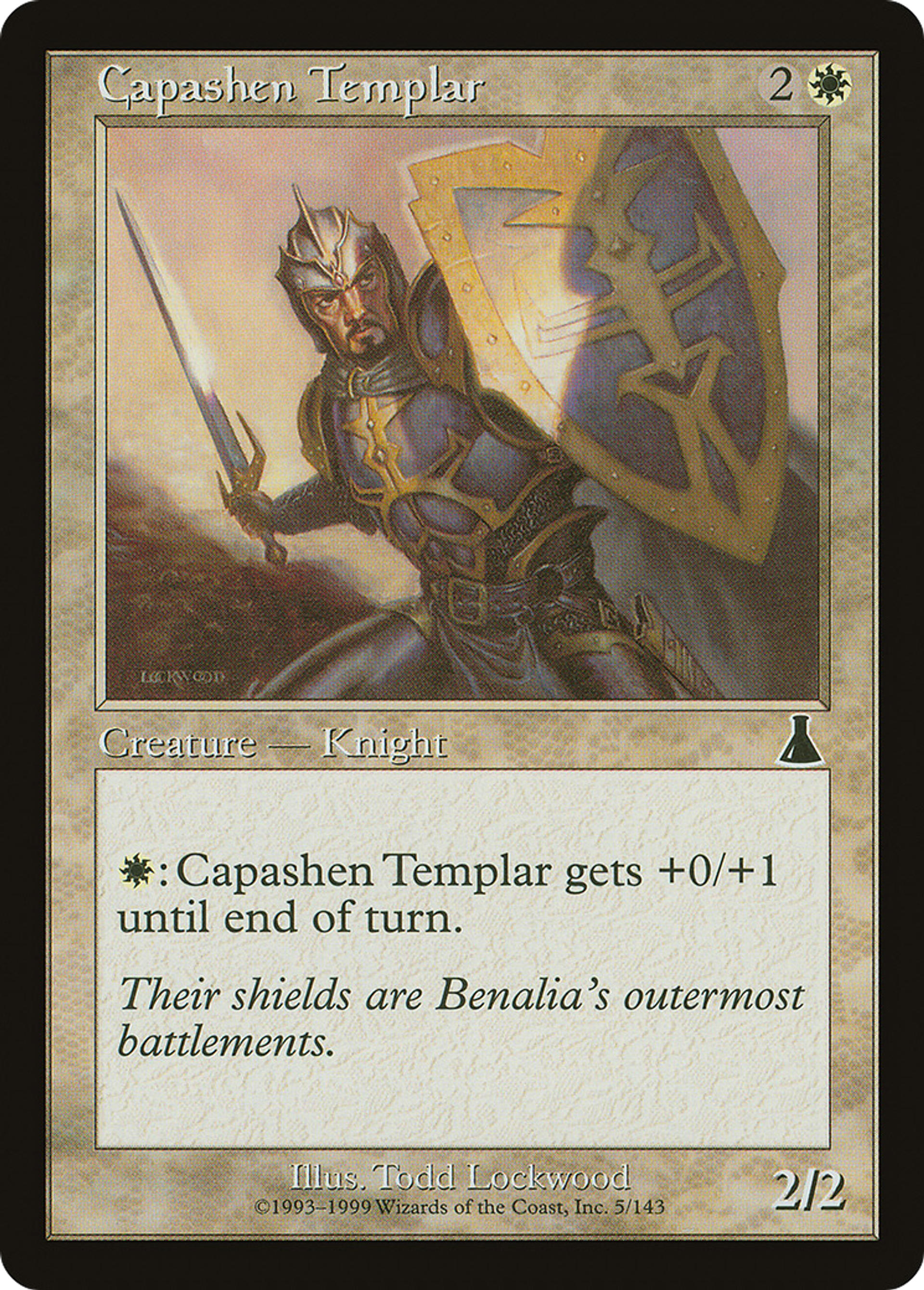 Capashen Templar — Urza's Destiny — Magic: The Gathering