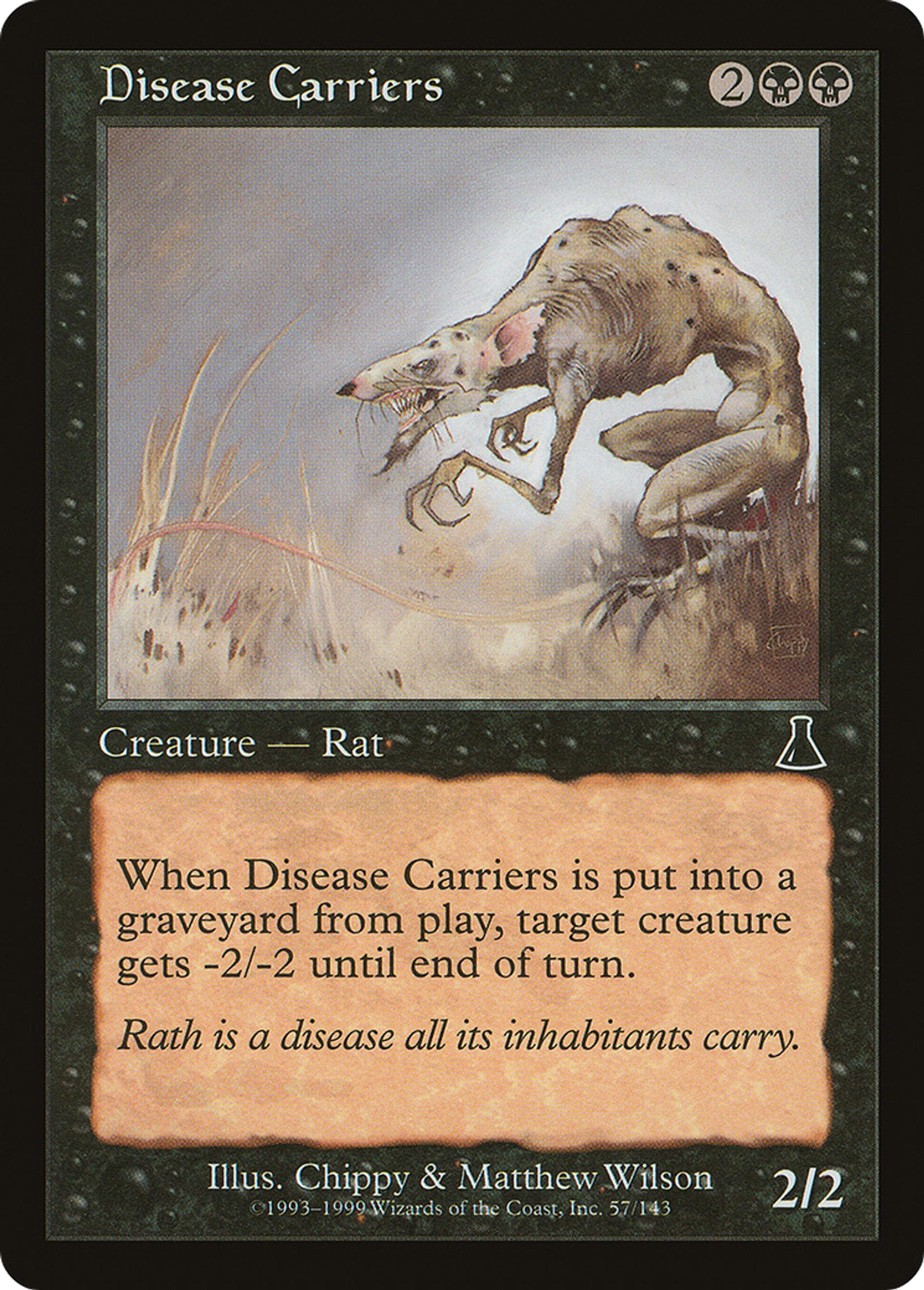Disease Carriers — Urza's Destiny — Magic: The Gathering