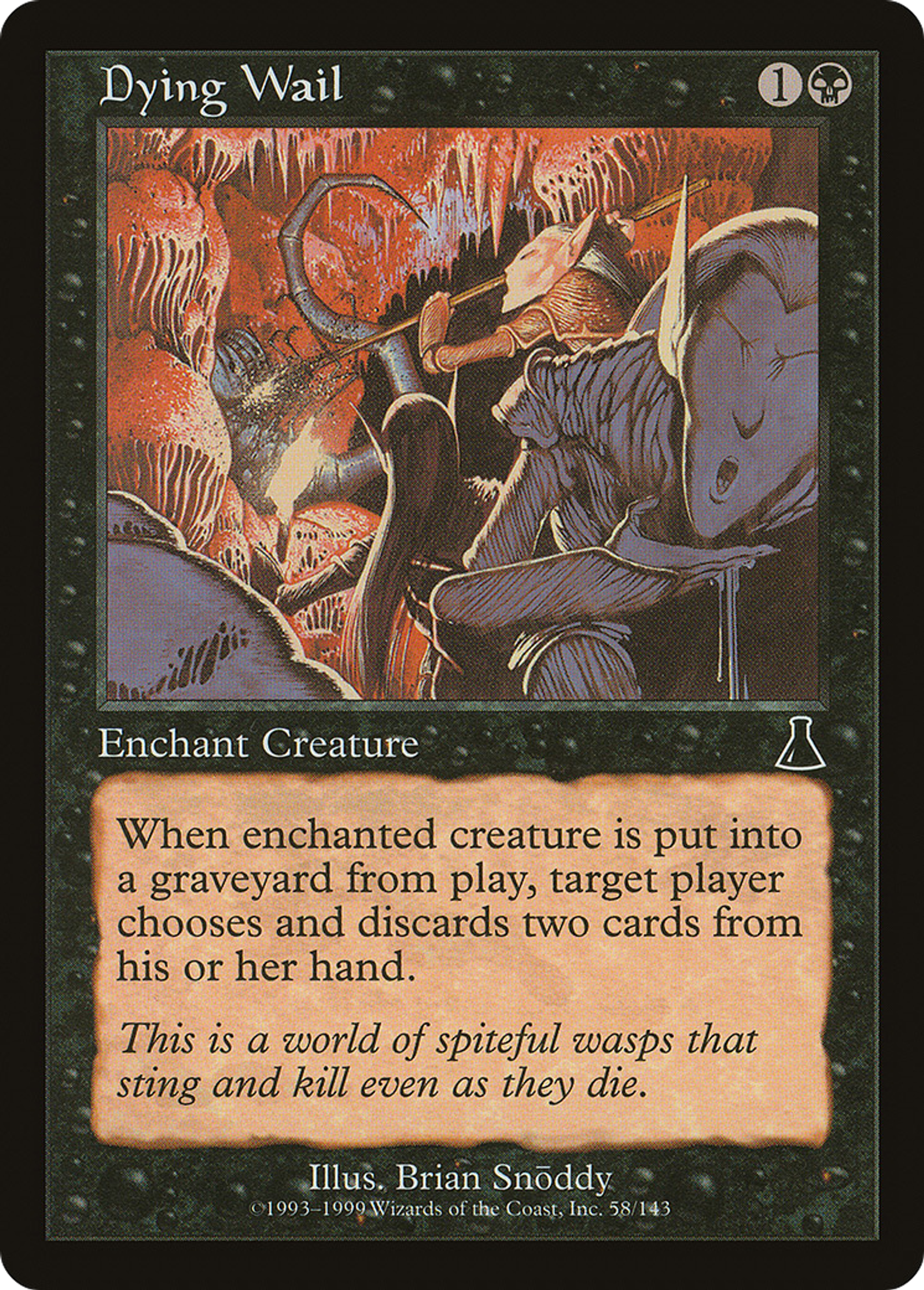 Dying Wail — Urza's Destiny — Magic: The Gathering