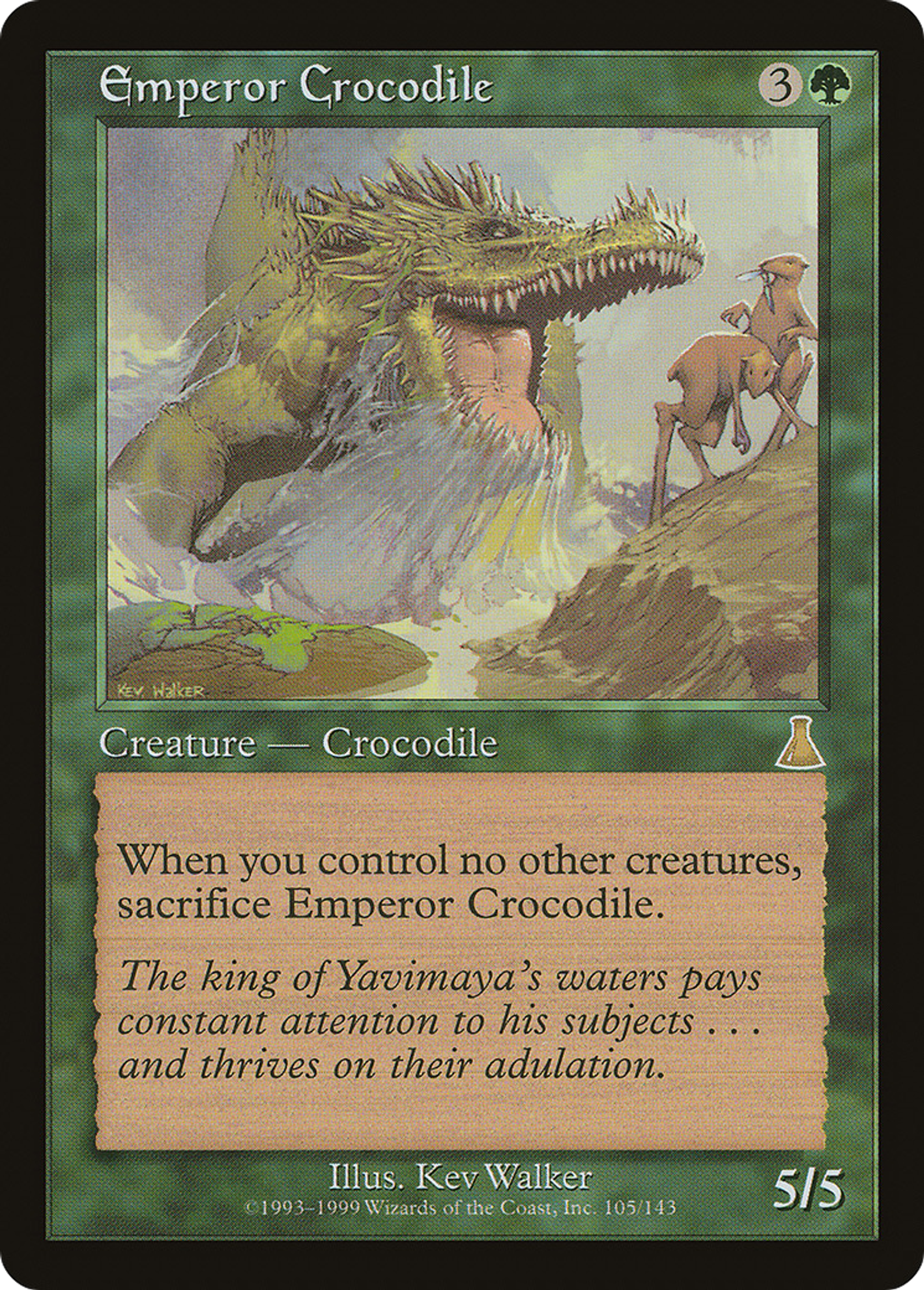 Crocodile empereur — Urza's Destiny — Magic: The Gathering