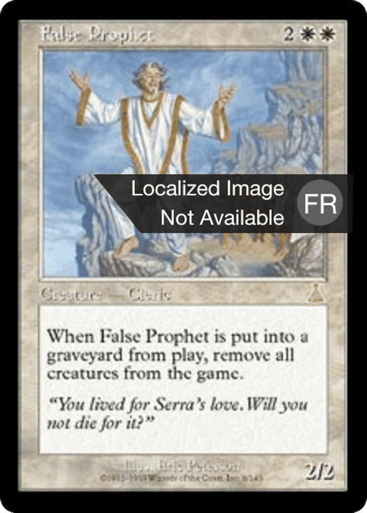 Faux prophète — Urza's Destiny — Magic: The Gathering