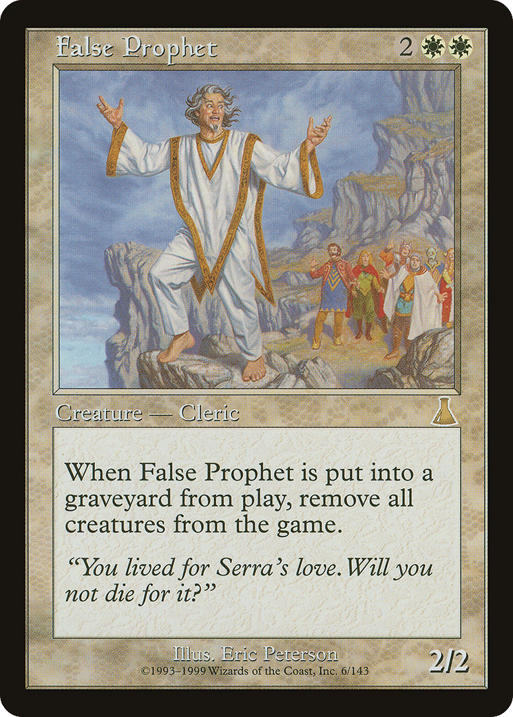 False Prophet — Urza's Destiny — Magic: The Gathering