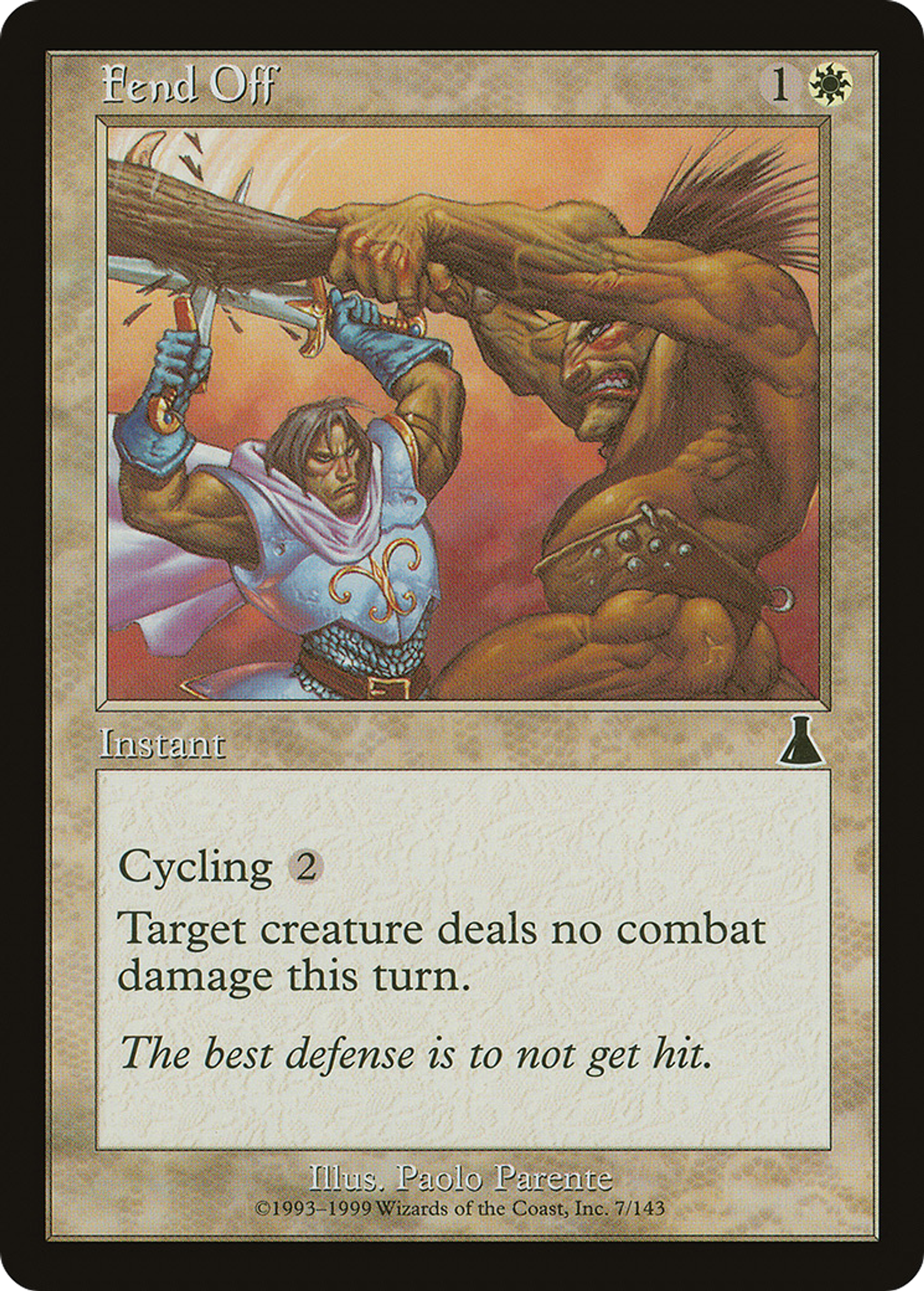 Fend Off — Urza's Destiny — Magic: The Gathering