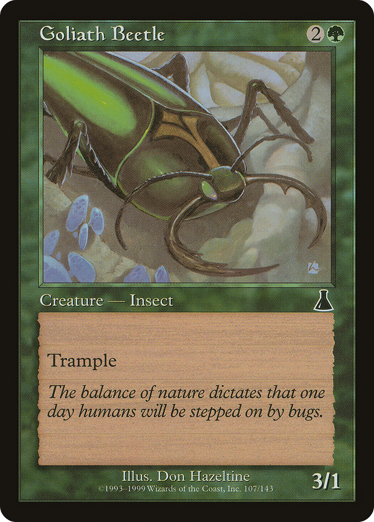Goliath Beetle — Urza's Destiny — Magic: The Gathering