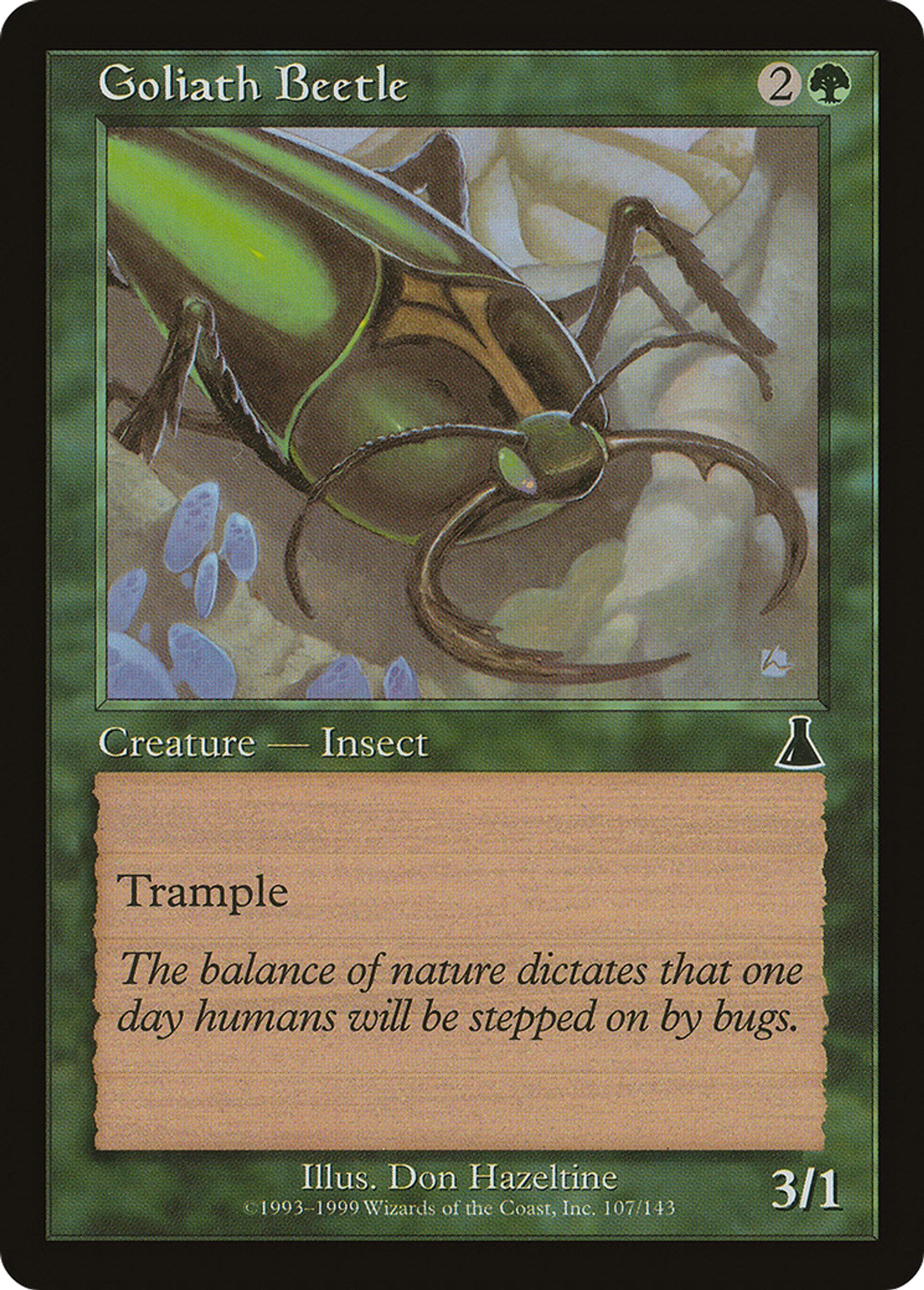 Goliath Beetle — Urza's Destiny — Magic: The Gathering