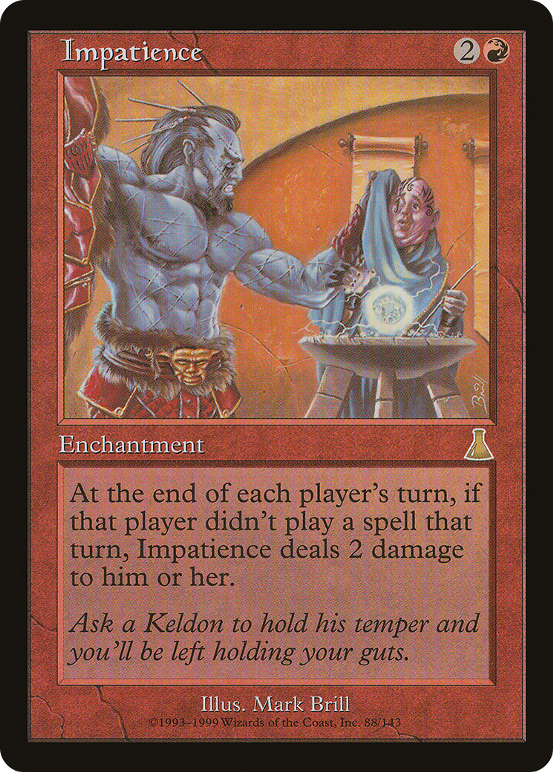 Impatience — Urza's Destiny — Magic: The Gathering