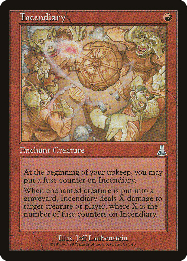 Incendiary — Urza's Destiny — Magic: The Gathering