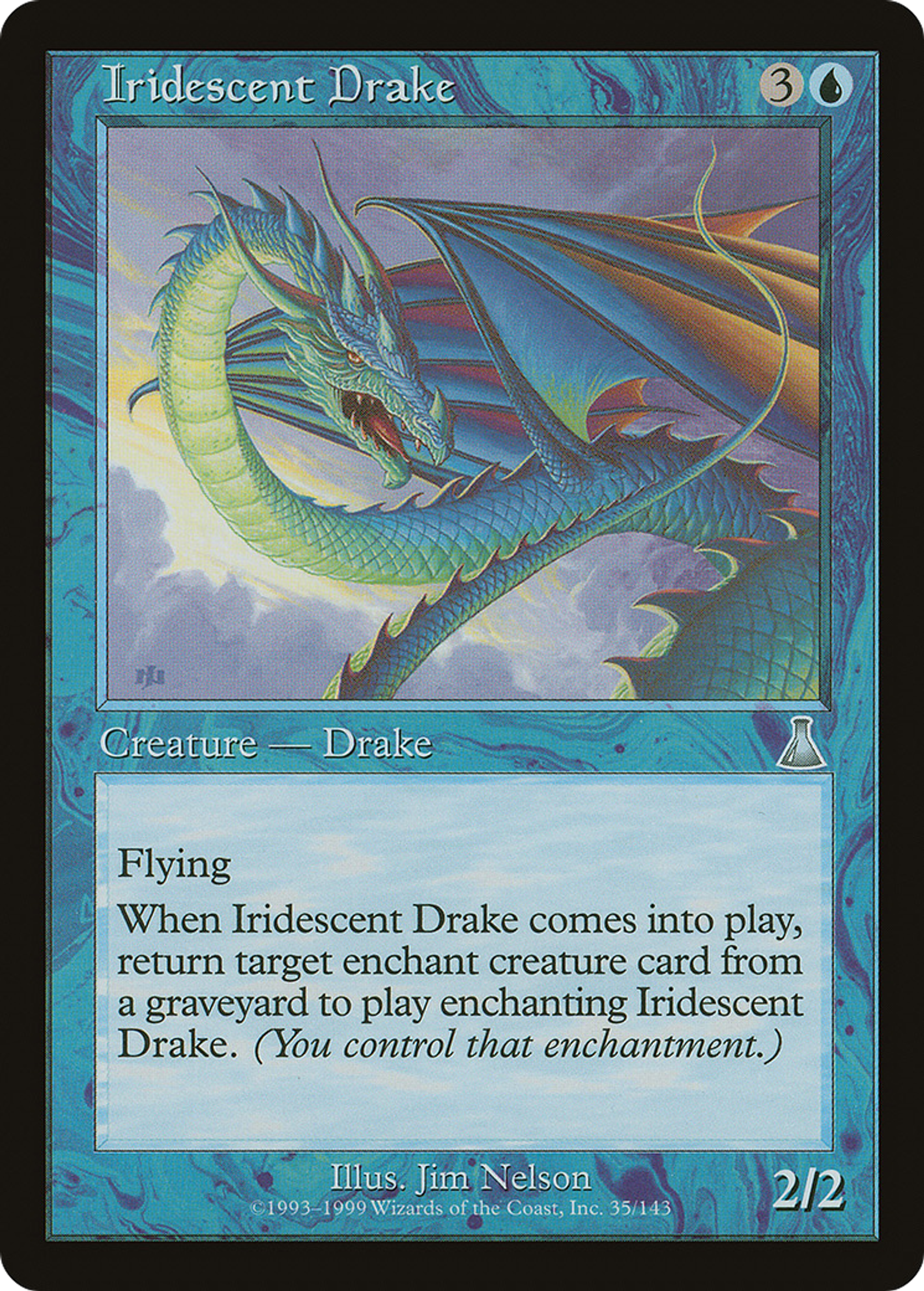 Drâkon Iridescent — Urza's Destiny — Magic: The Gathering