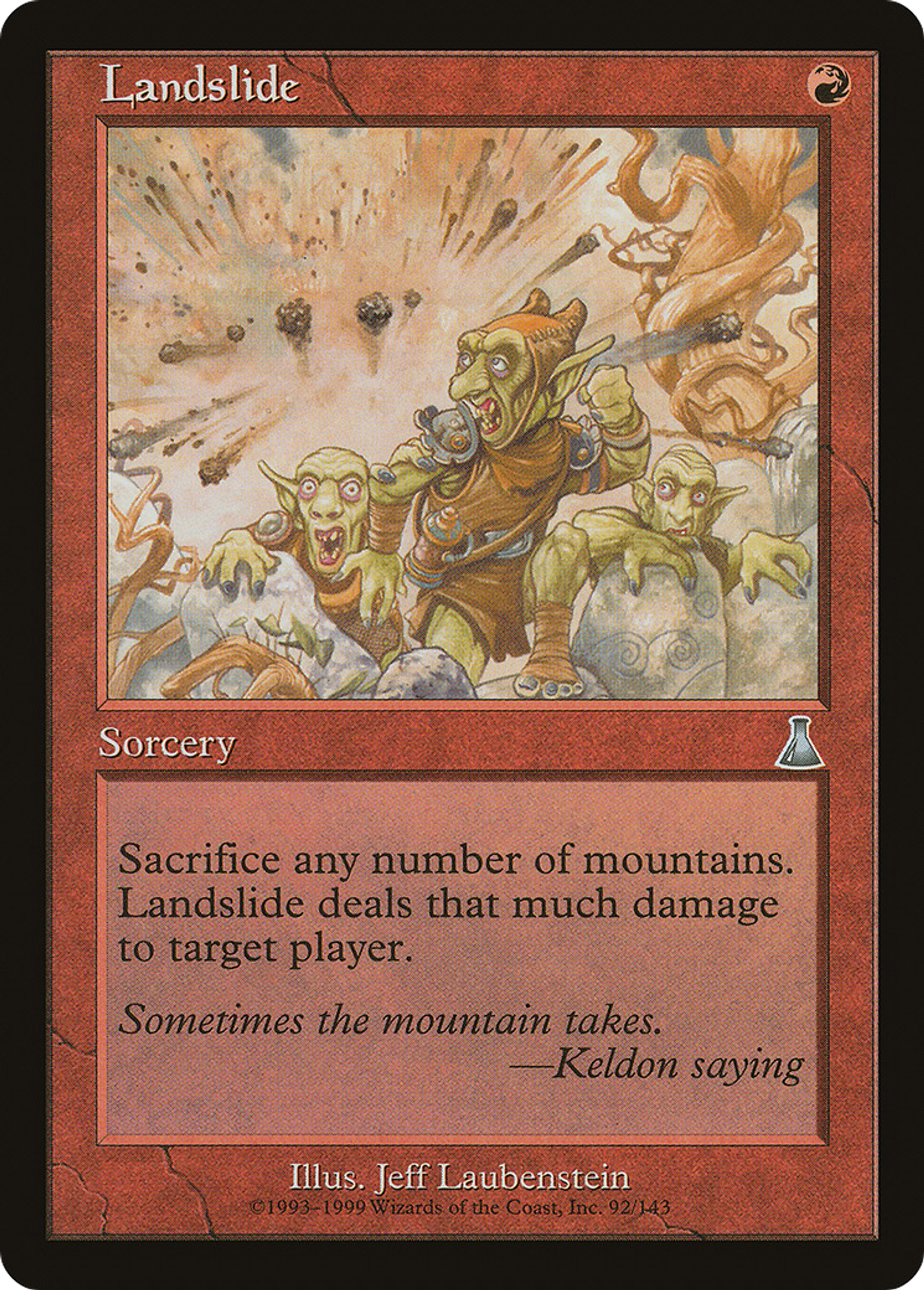 Eboulement — Urza's Destiny — Magic: The Gathering
