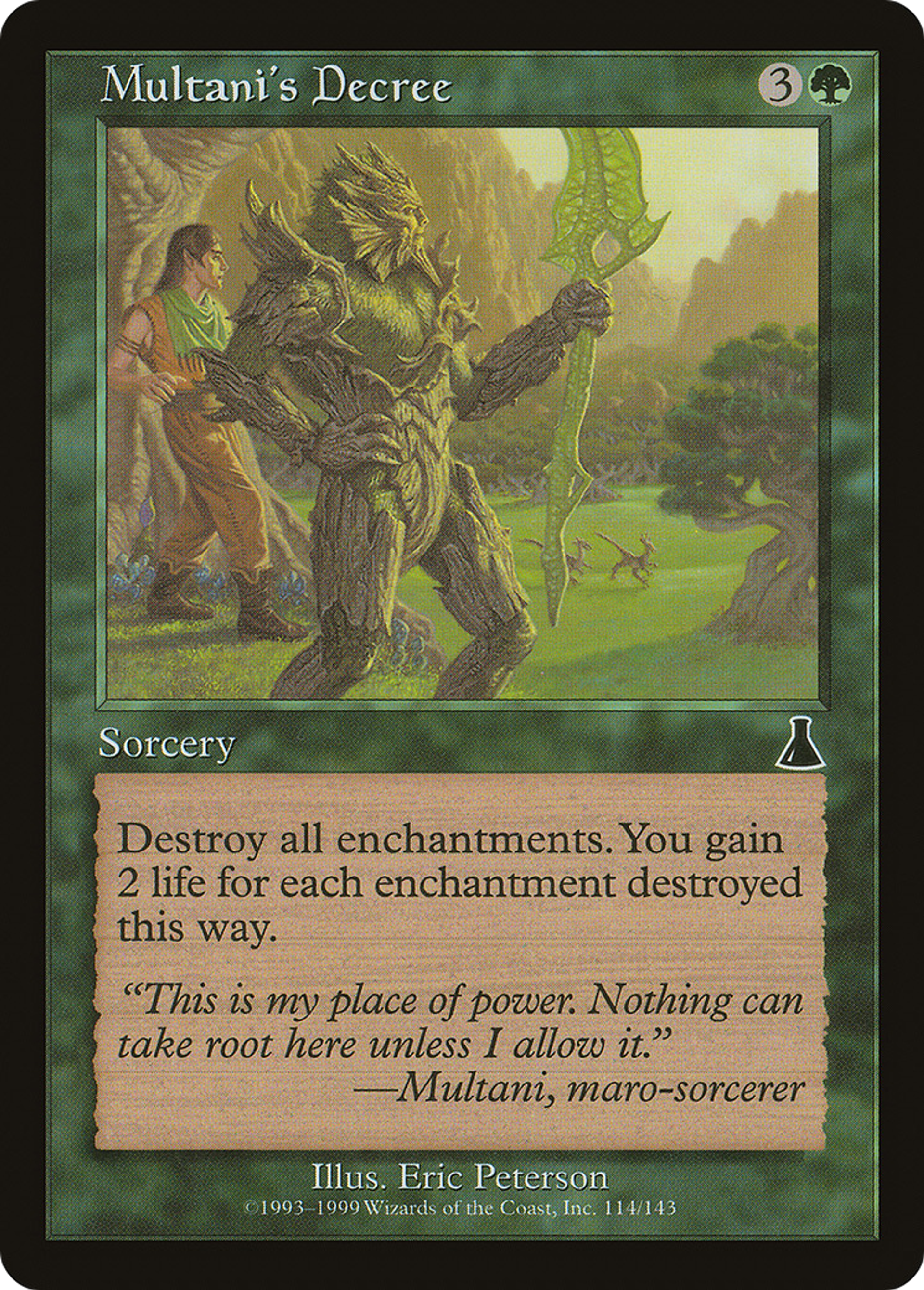 Multani's Decree — Urza's Destiny — Magic: The Gathering